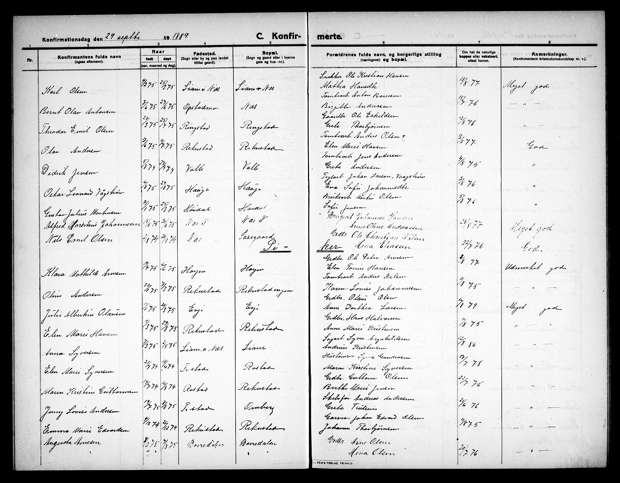 Tune prestekontor Kirkebøker, AV/SAO-A-2007/G/Gd/L0001: Parish register (copy) no. IV 1, 1884-1901