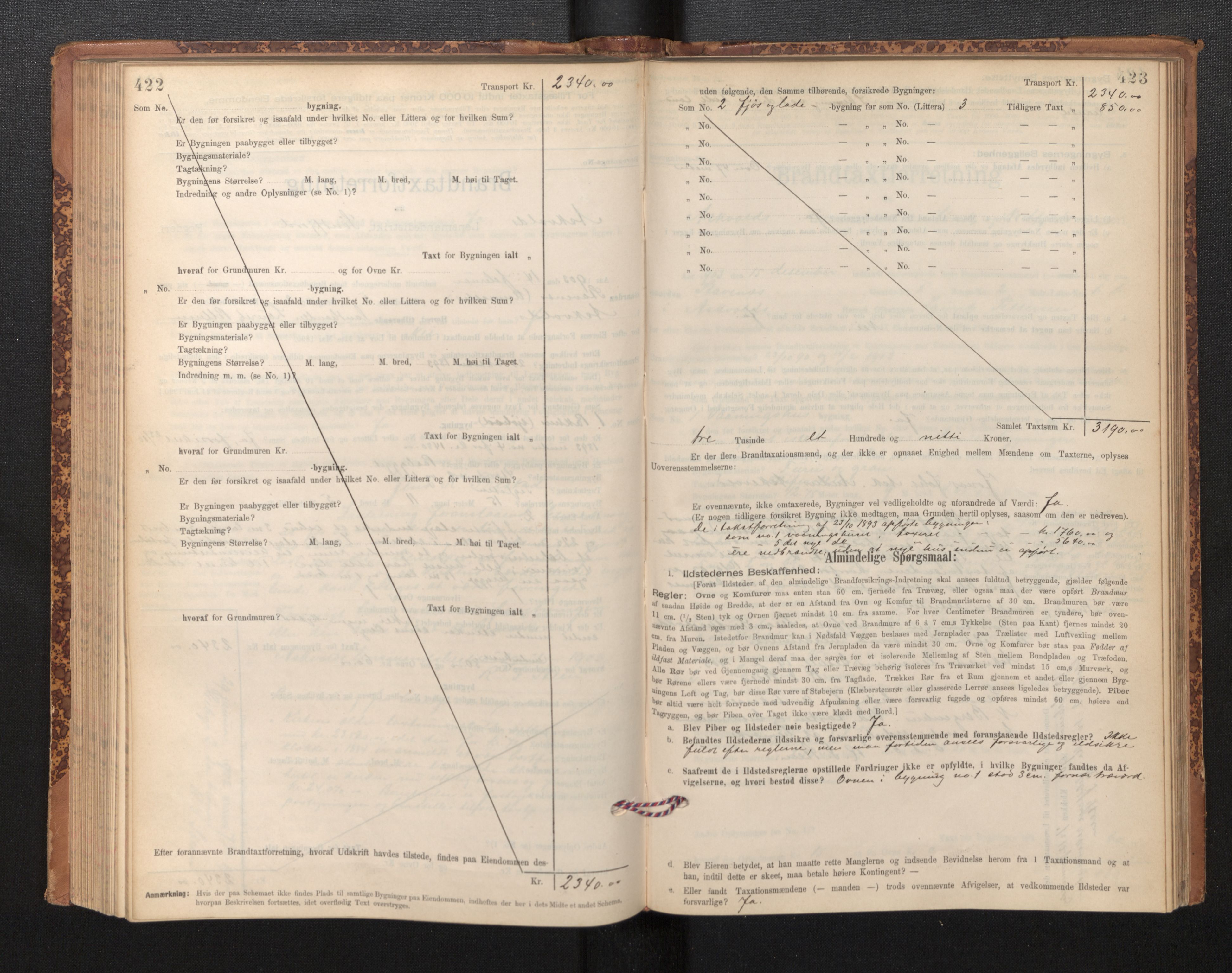 Lensmannen i Askvoll, SAB/A-26301/0012/L0004: Branntakstprotokoll, skjematakst og liste over branntakstmenn, 1895-1932, p. 422-423