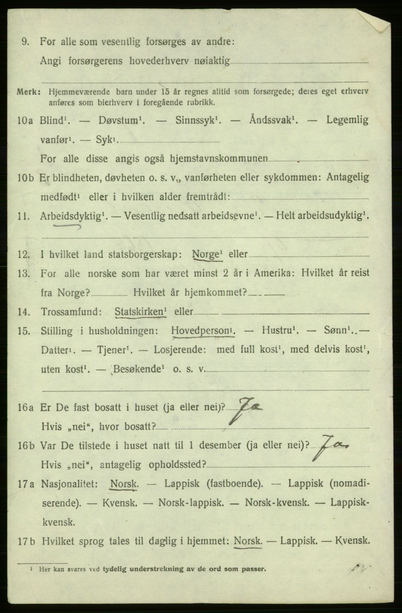 SATØ, 1920 census for Måsøy, 1920, p. 1307