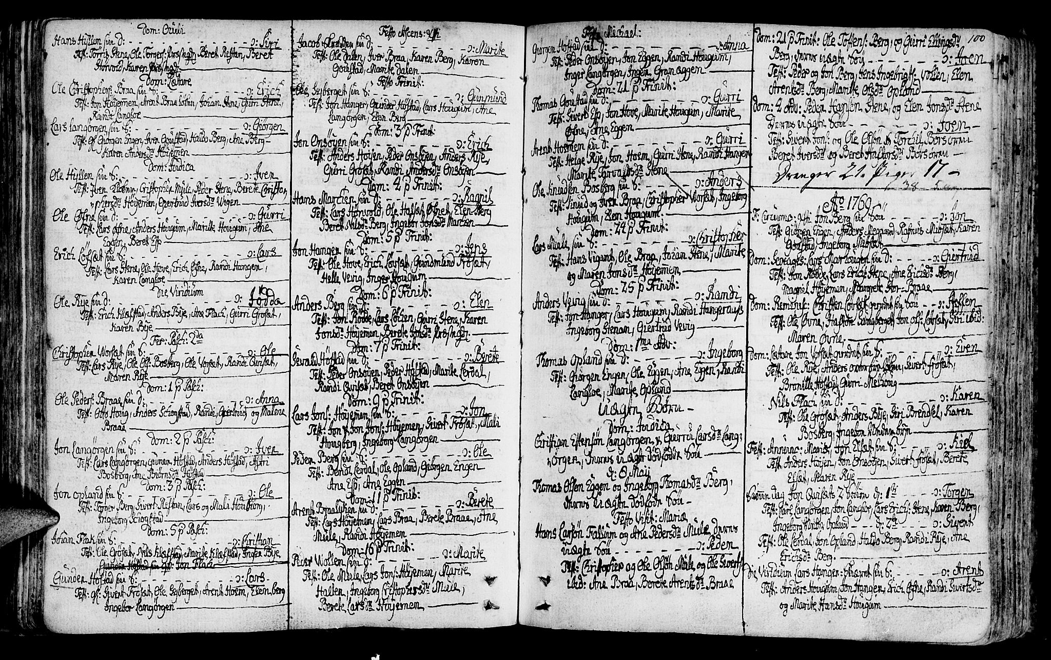 Ministerialprotokoller, klokkerbøker og fødselsregistre - Sør-Trøndelag, SAT/A-1456/612/L0370: Parish register (official) no. 612A04, 1754-1802, p. 100