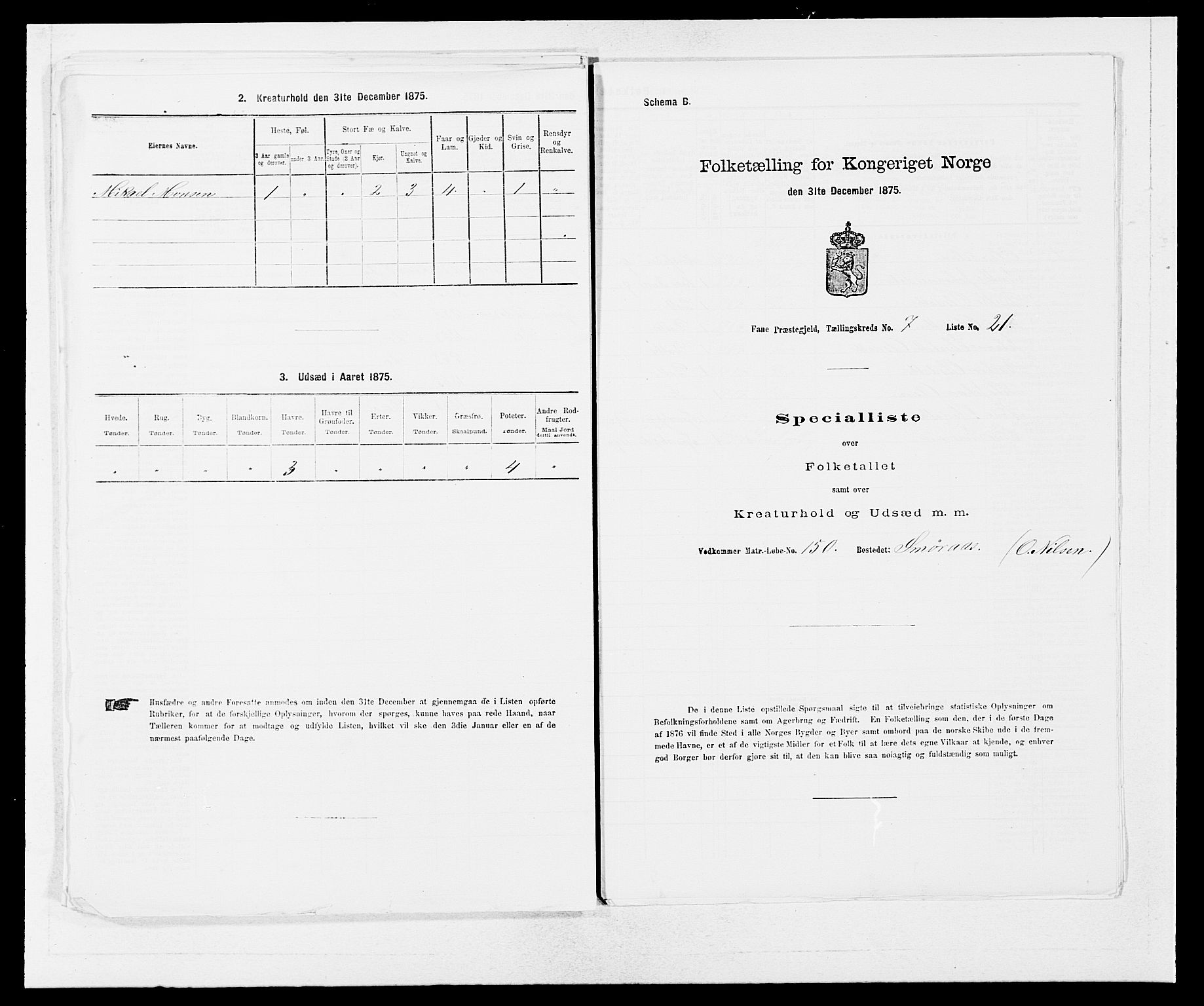 SAB, 1875 census for 1249P Fana, 1875, p. 770