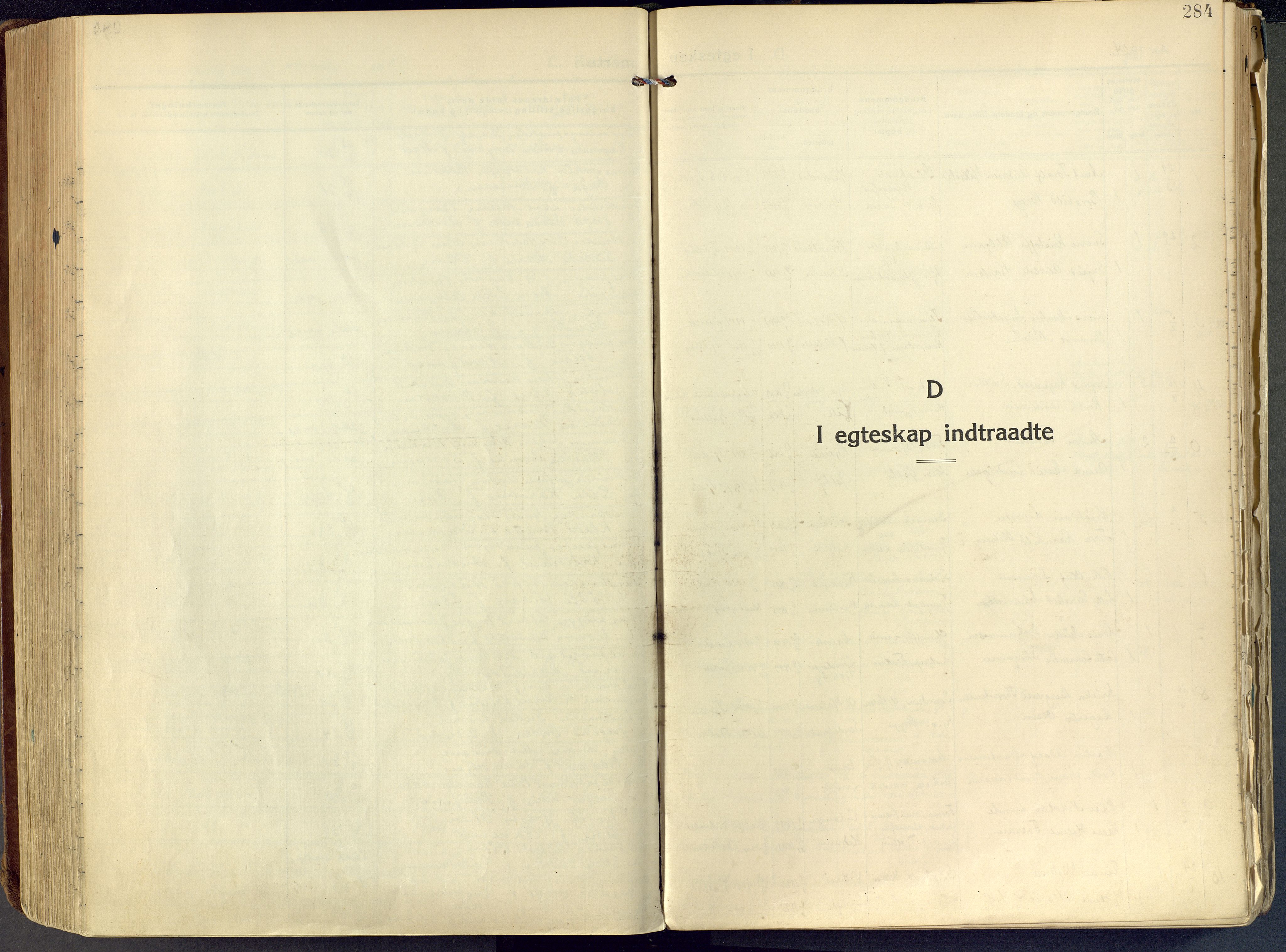 Tjølling kirkebøker, SAKO/A-60/F/Fa/L0011: Parish register (official) no. 11, 1924-1943, p. 284