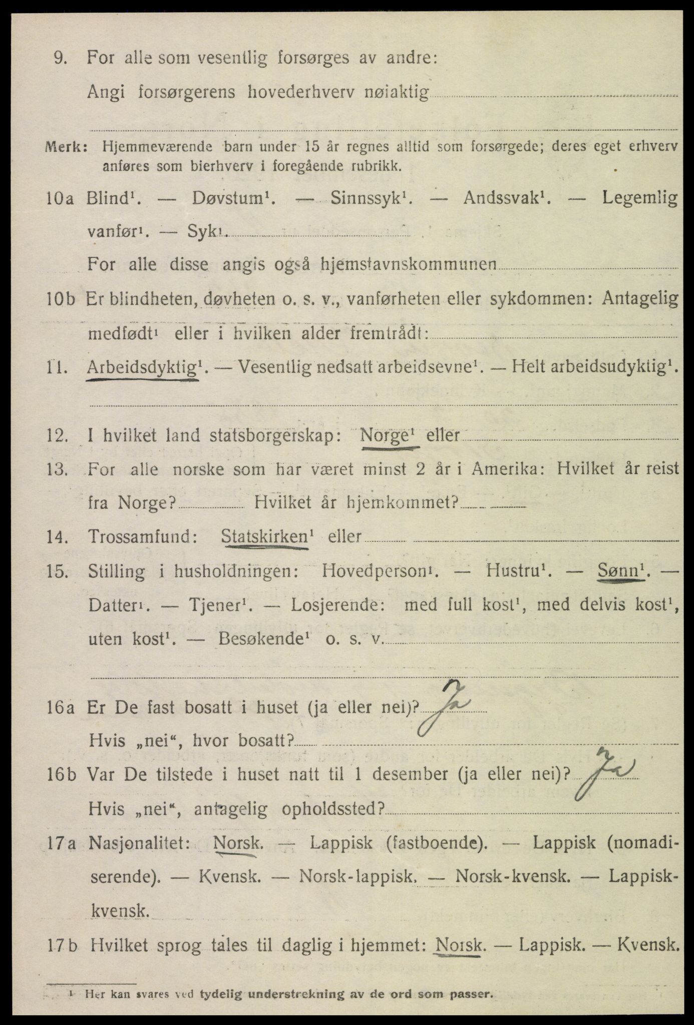 SAT, 1920 census for Skogn, 1920, p. 7638