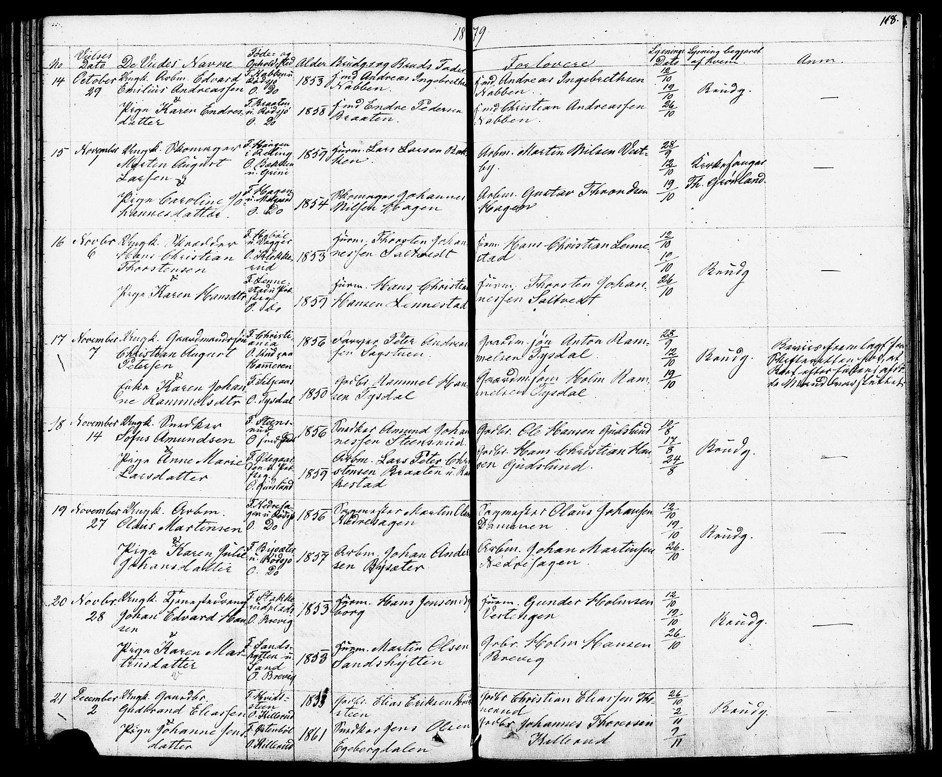 Enebakk prestekontor Kirkebøker, SAO/A-10171c/F/Fa/L0012: Parish register (official) no. I 12, 1832-1882, p. 118