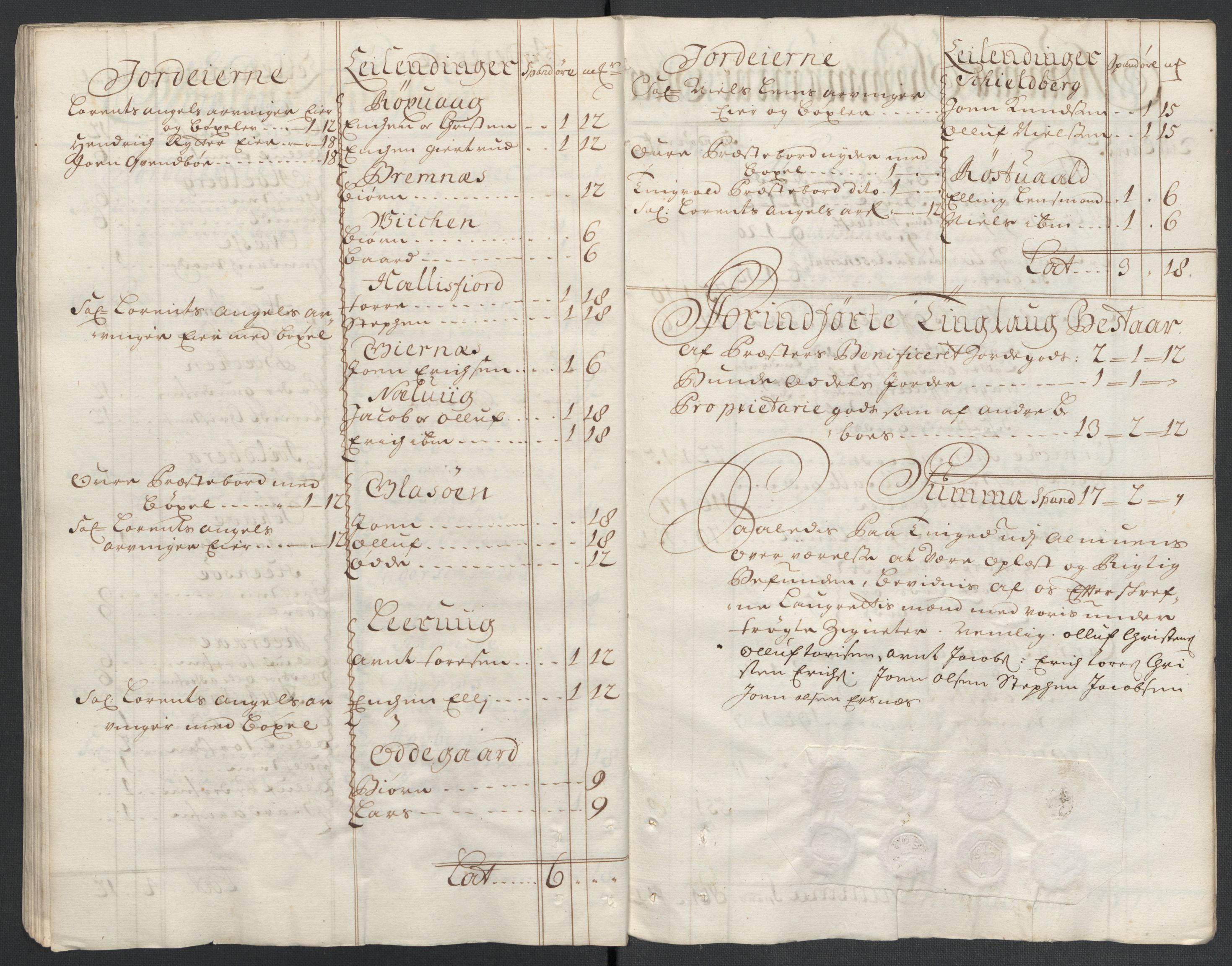 Rentekammeret inntil 1814, Reviderte regnskaper, Fogderegnskap, AV/RA-EA-4092/R56/L3742: Fogderegnskap Nordmøre, 1706-1707, p. 75