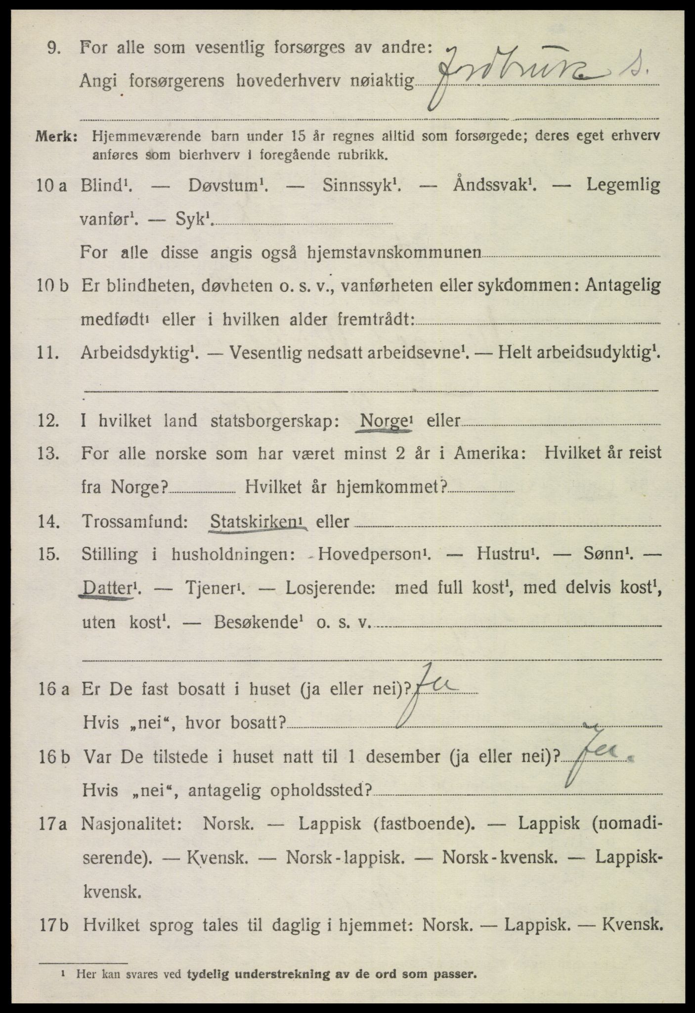 SAT, 1920 census for Frol, 1920, p. 2986