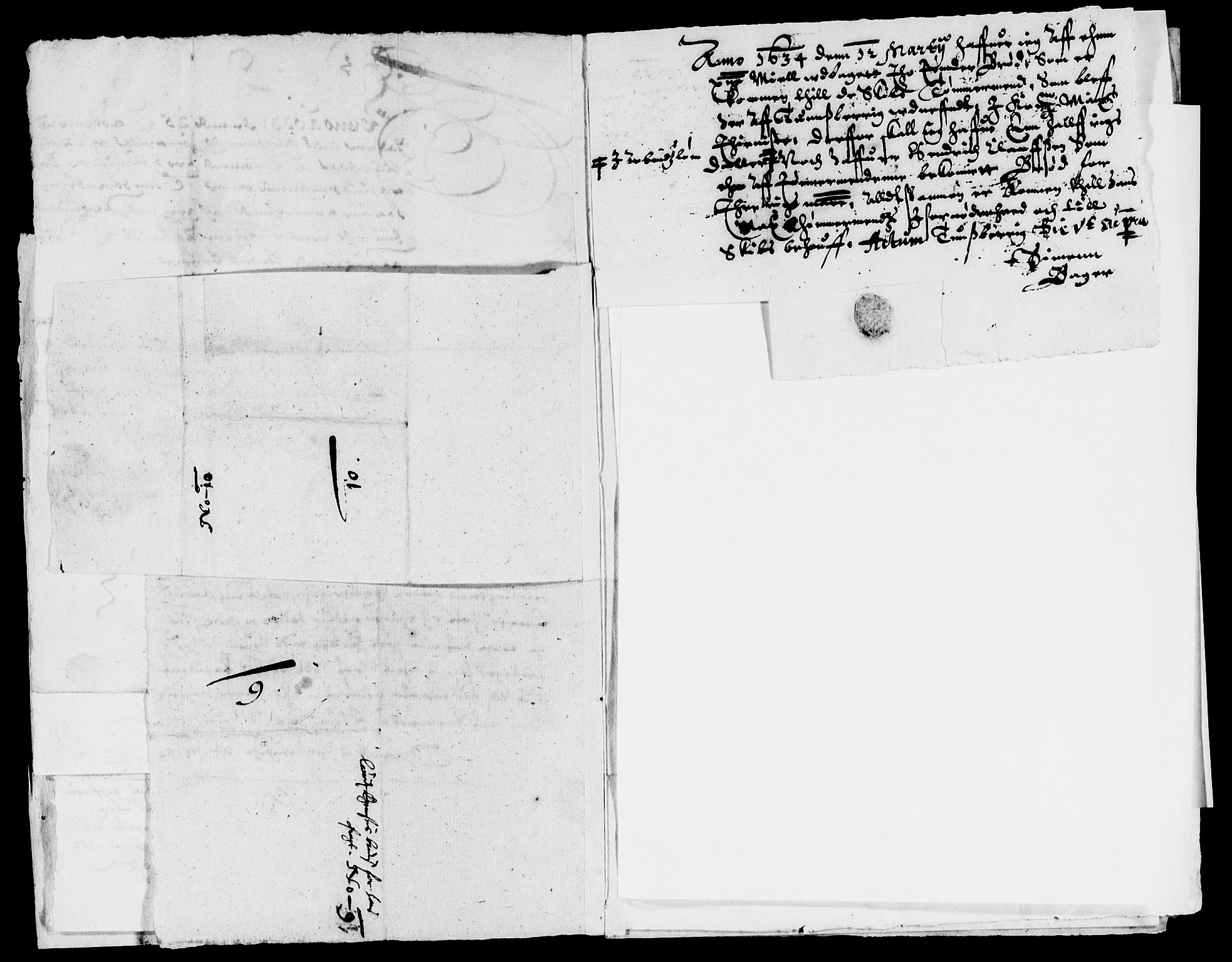 Rentekammeret inntil 1814, Reviderte regnskaper, Lensregnskaper, AV/RA-EA-5023/R/Rb/Rbo/L0014: Tønsberg len, 1632-1634