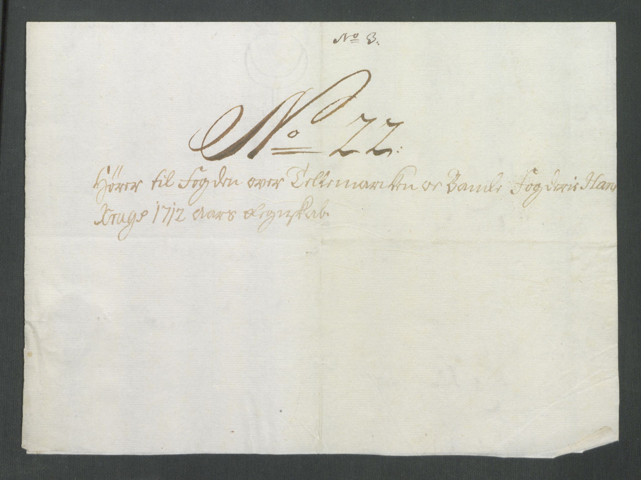 Rentekammeret inntil 1814, Reviderte regnskaper, Fogderegnskap, AV/RA-EA-4092/R36/L2123: Fogderegnskap Øvre og Nedre Telemark og Bamble, 1712, p. 255