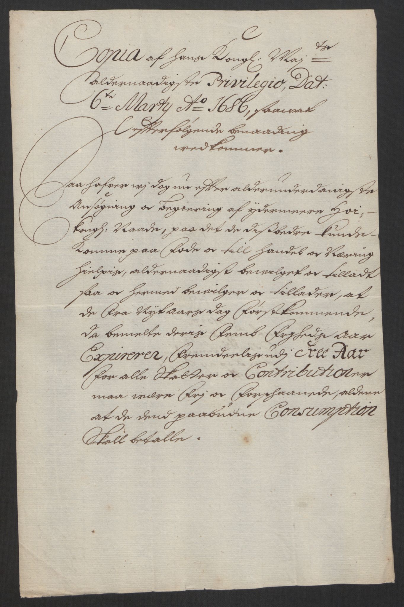 Rentekammeret inntil 1814, Reviderte regnskaper, Byregnskaper, AV/RA-EA-4066/R/Rs/L0505: [S2] Kontribusjonsregnskap, 1686-1691, p. 948