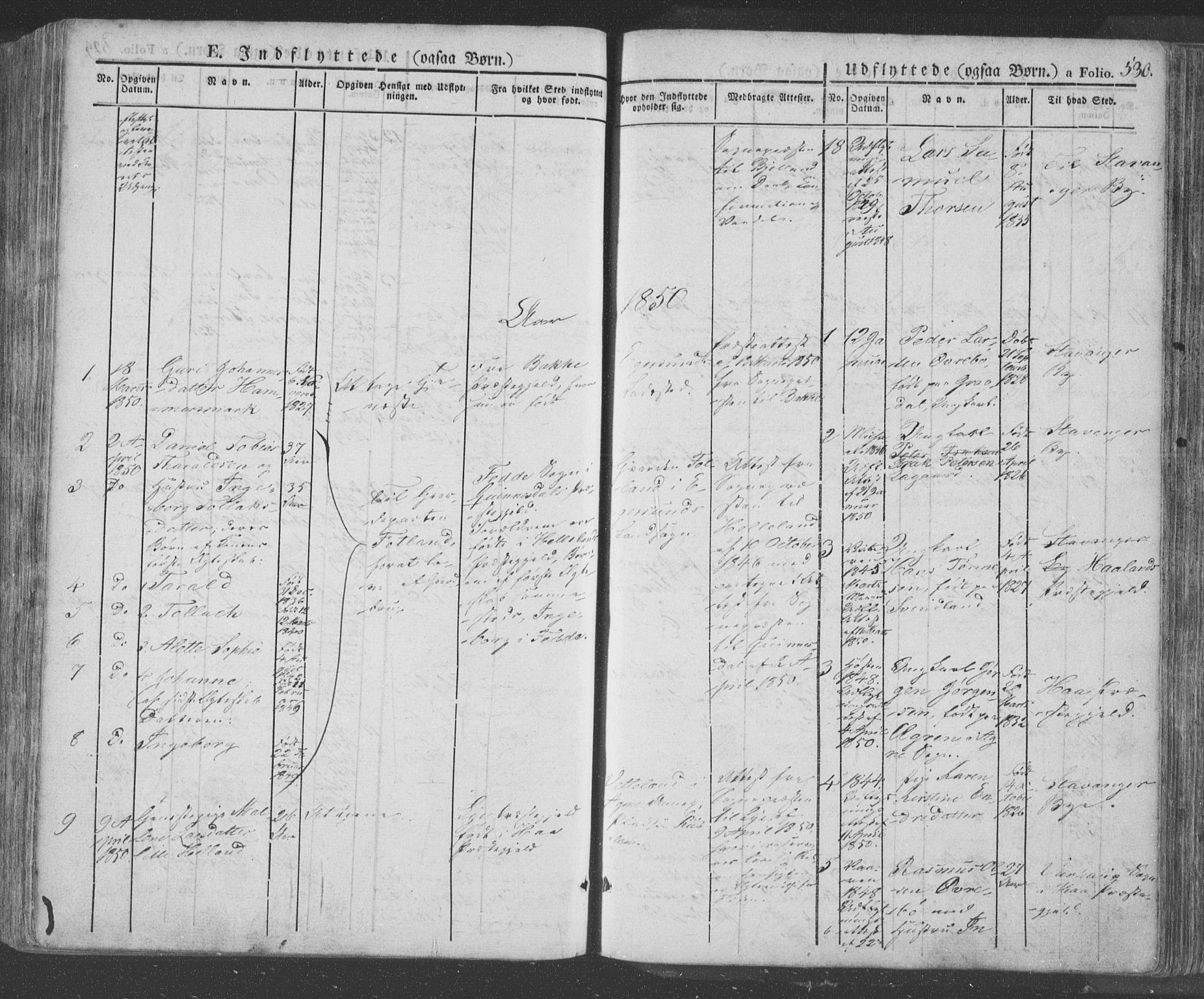 Eigersund sokneprestkontor, AV/SAST-A-101807/S08/L0009: Parish register (official) no. A 9, 1827-1850, p. 530