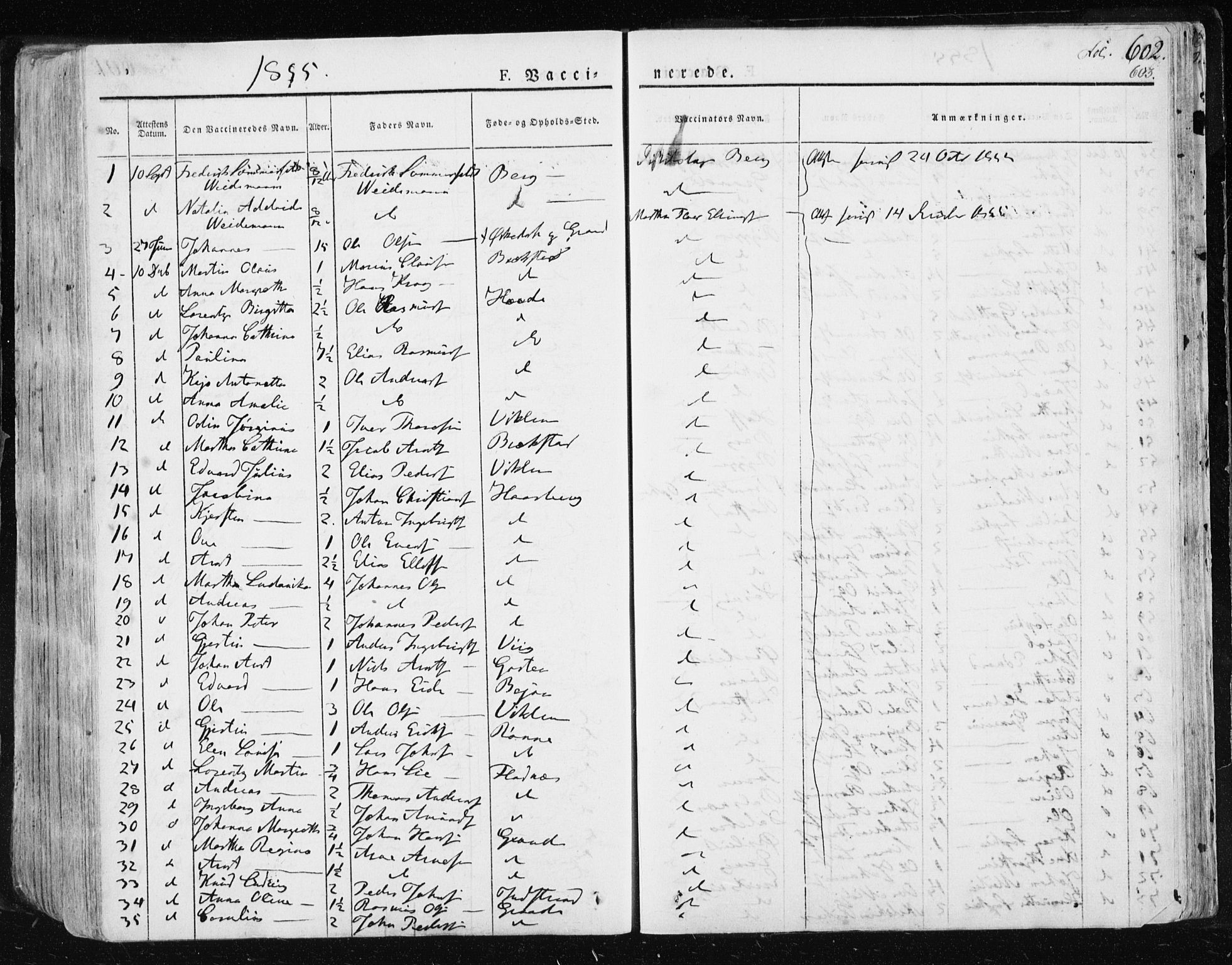Ministerialprotokoller, klokkerbøker og fødselsregistre - Sør-Trøndelag, SAT/A-1456/659/L0735: Parish register (official) no. 659A05, 1826-1841, p. 602