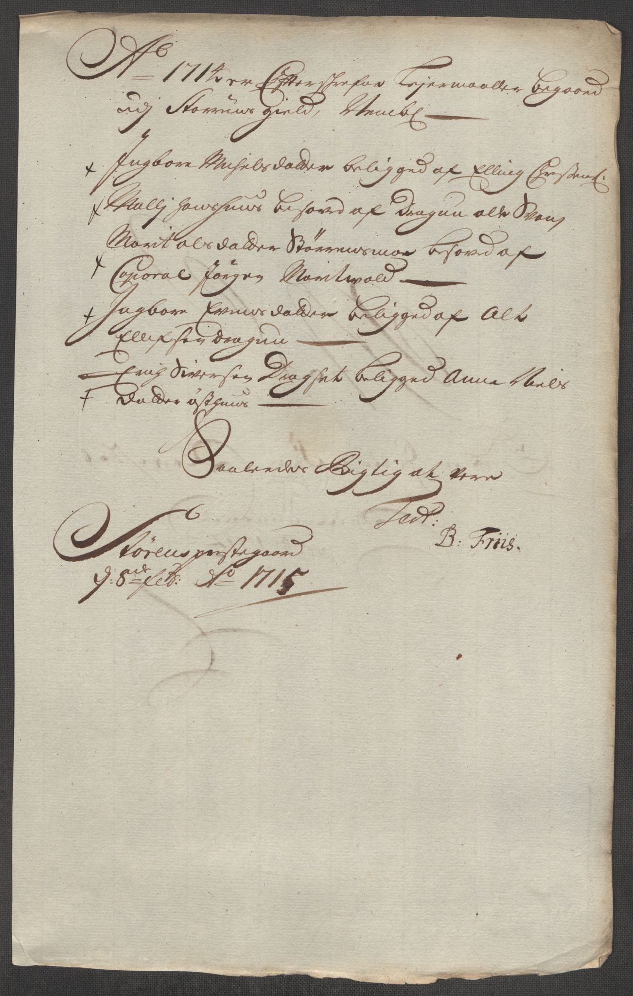 Rentekammeret inntil 1814, Reviderte regnskaper, Fogderegnskap, RA/EA-4092/R60/L3965: Fogderegnskap Orkdal og Gauldal, 1714, p. 374