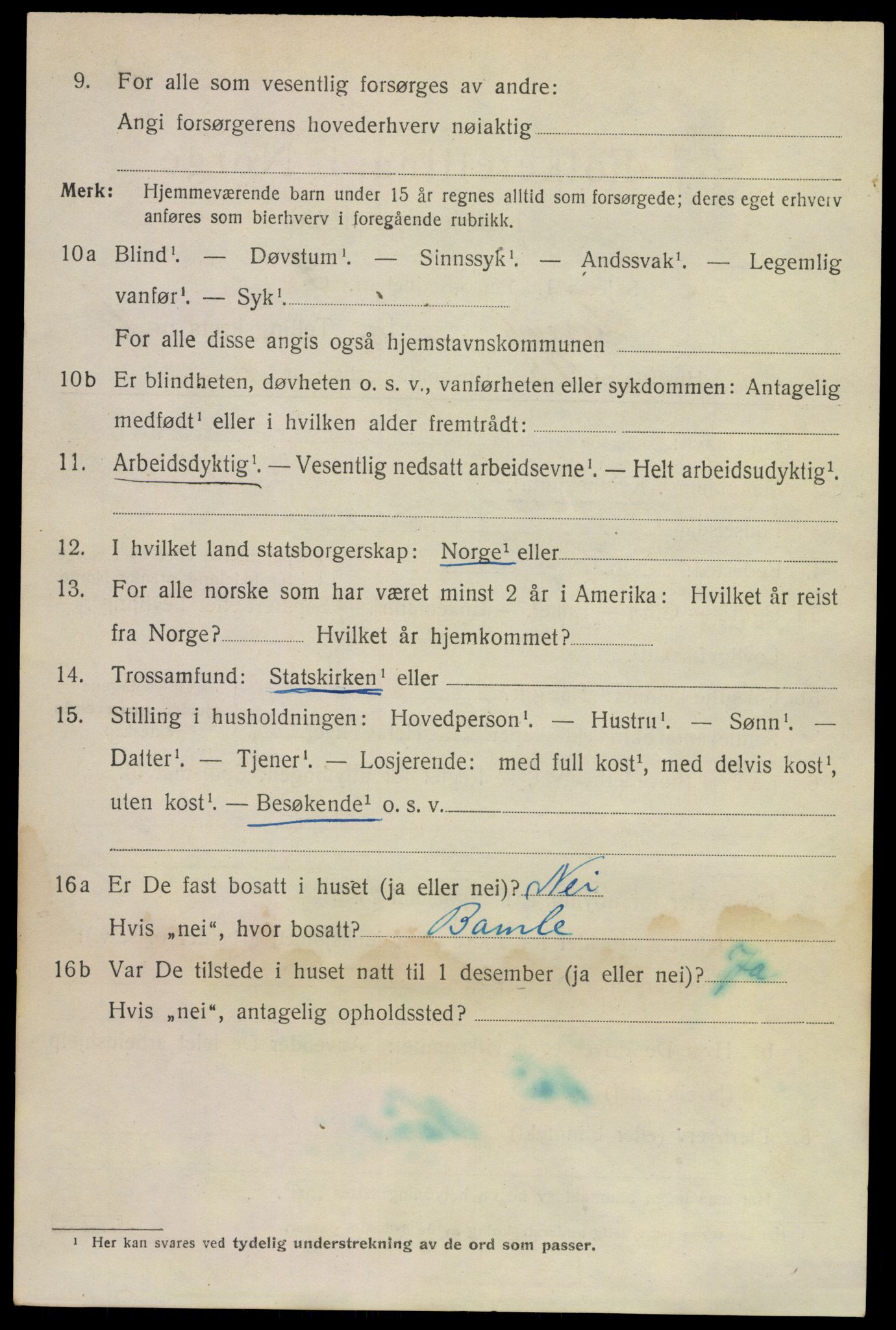 SAKO, 1920 census for Larvik, 1920, p. 29281