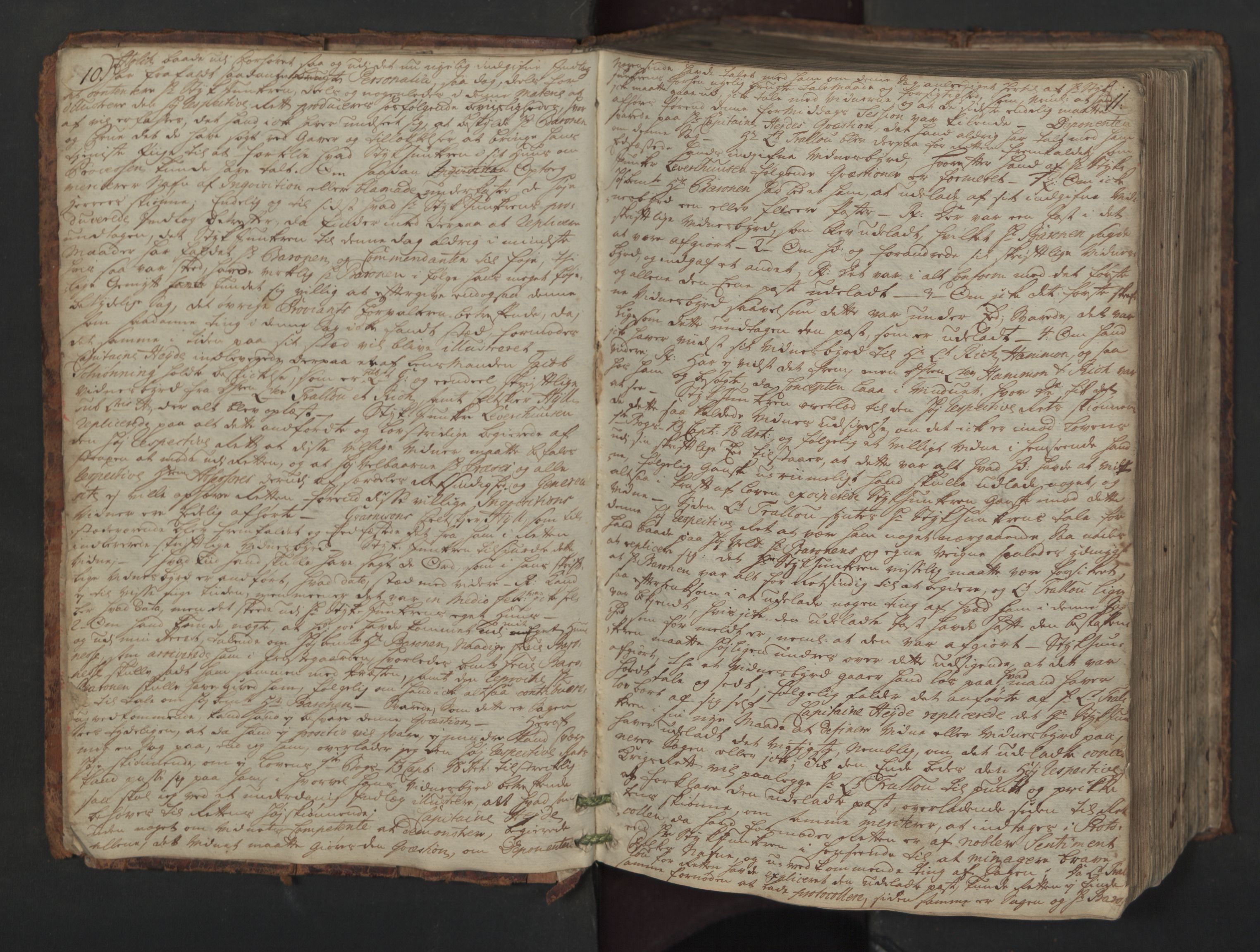 Forsvaret, Generalauditøren, AV/RA-RAFA-1772/F/Fg/Fgc/L0003: Justitsprotokoller, 1751-1803, p. 10-11