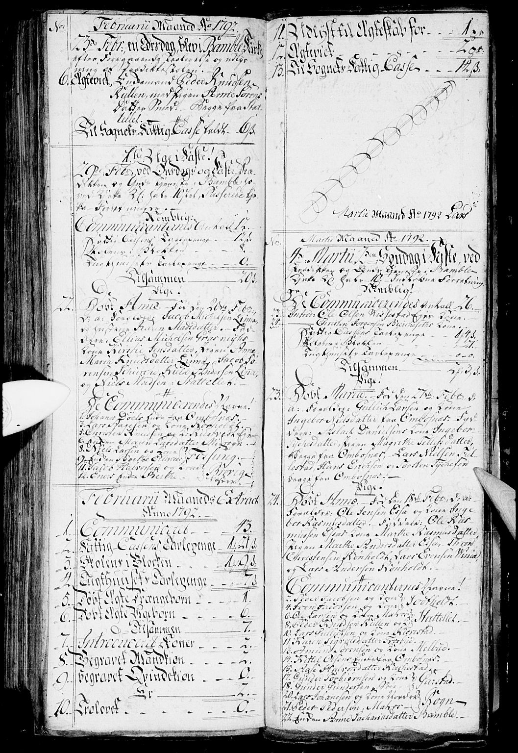 Bamble kirkebøker, AV/SAKO-A-253/G/Ga/L0001: Parish register (copy) no. I 1, 1785-1793