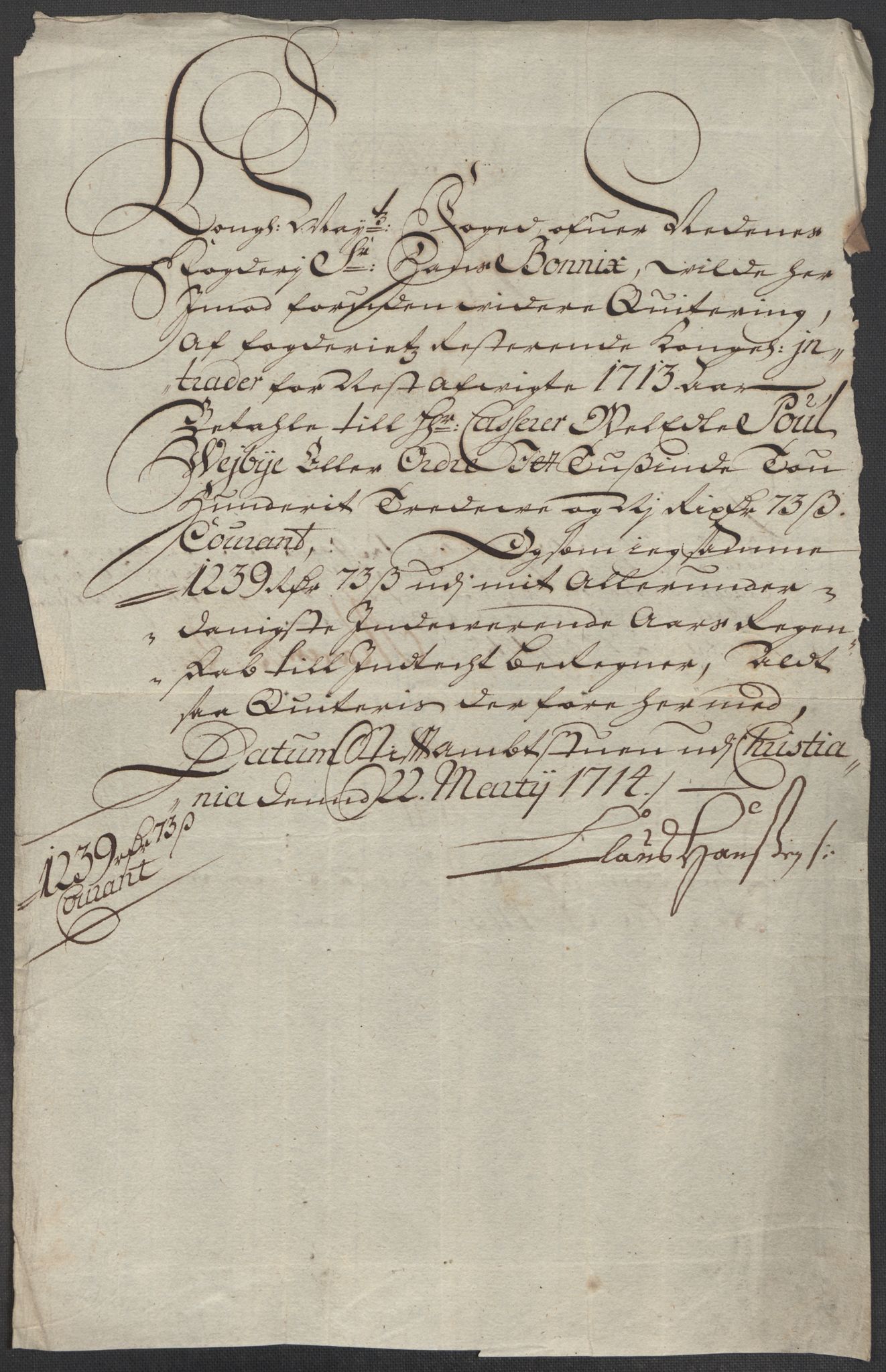 Rentekammeret inntil 1814, Reviderte regnskaper, Fogderegnskap, AV/RA-EA-4092/R39/L2323: Fogderegnskap Nedenes, 1715, p. 296