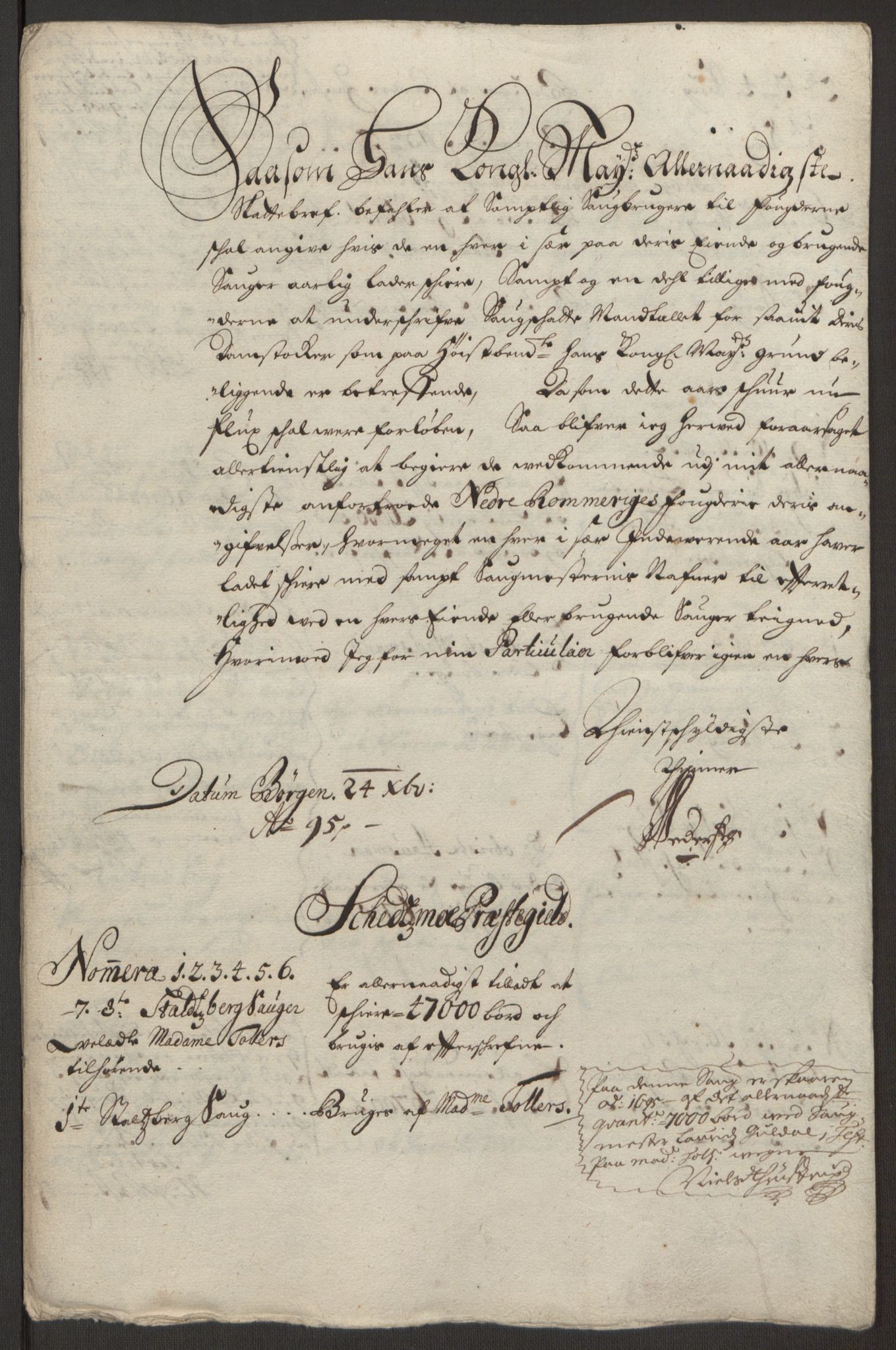 Rentekammeret inntil 1814, Reviderte regnskaper, Fogderegnskap, RA/EA-4092/R11/L0579: Fogderegnskap Nedre Romerike, 1694-1695, p. 398