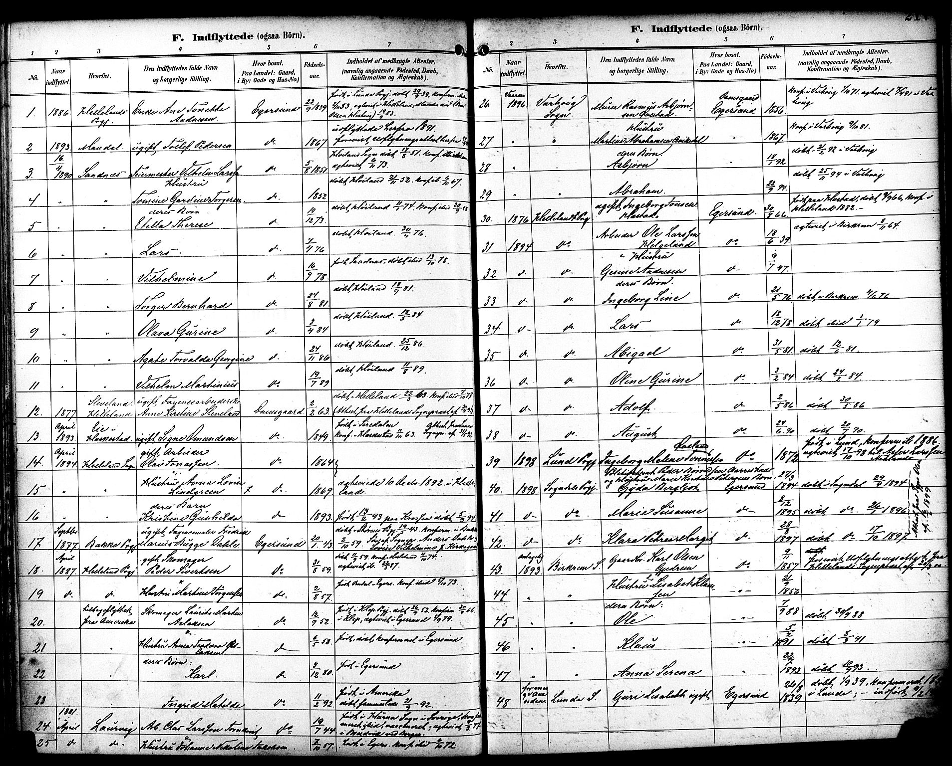 Eigersund sokneprestkontor, SAST/A-101807/S08/L0019: Parish register (official) no. A 18, 1892-1905, p. 217