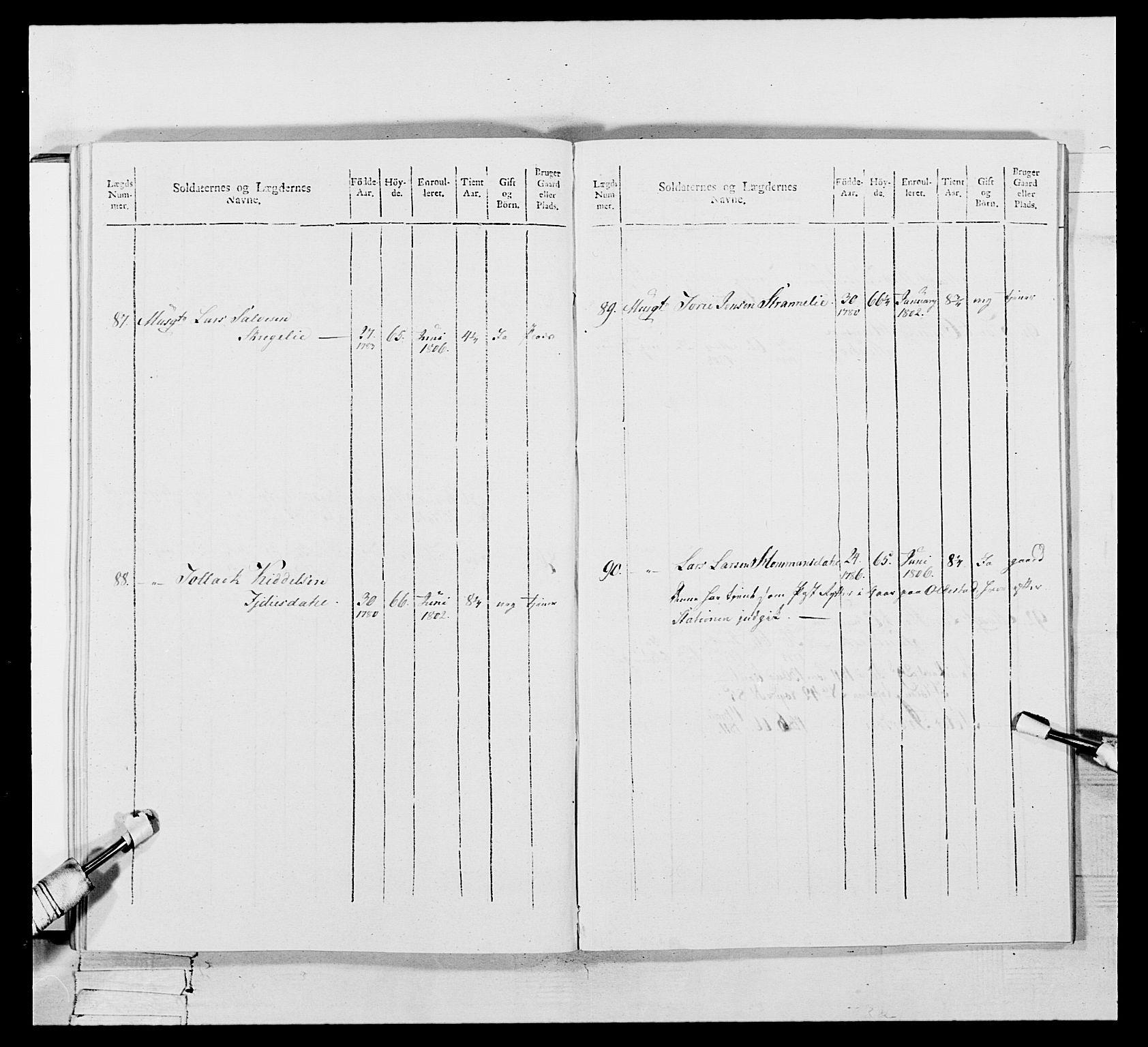 Generalitets- og kommissariatskollegiet, Det kongelige norske kommissariatskollegium, RA/EA-5420/E/Eh/L0111: Vesterlenske nasjonale infanteriregiment, 1810, p. 467