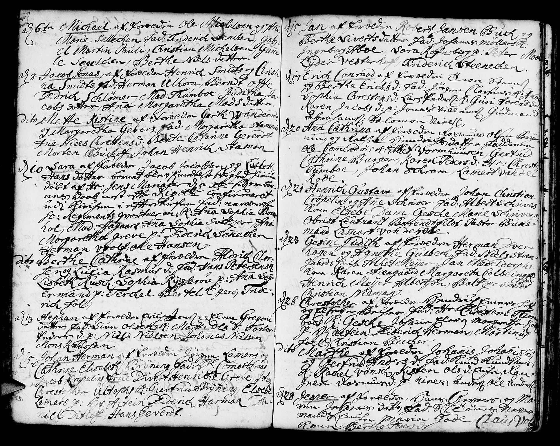 Korskirken sokneprestembete, SAB/A-76101/H/Haa/L0004: Parish register (official) no. A 4, 1720-1750, p. 98
