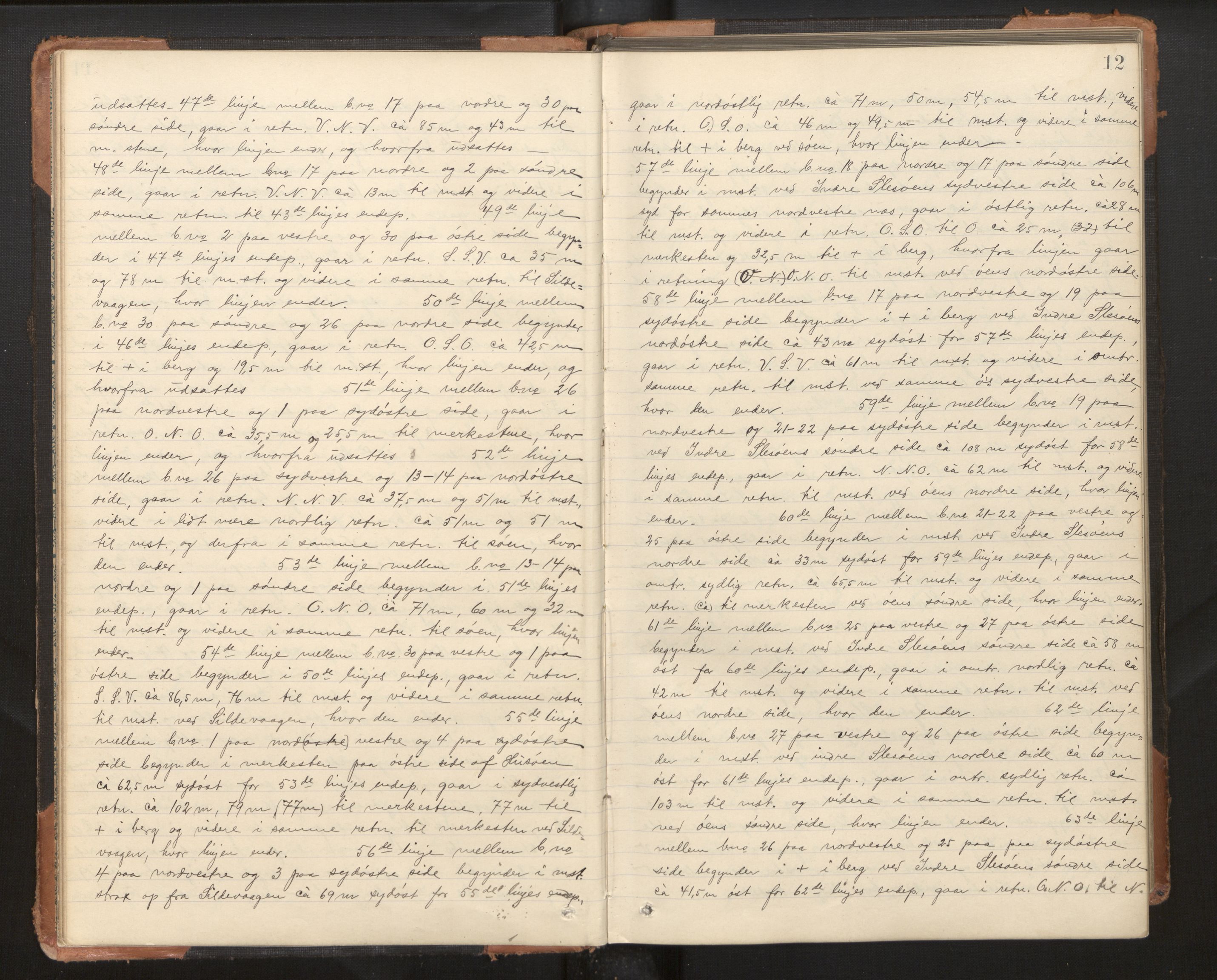Hordaland jordskiftedøme - II Ytre Nordhordland jordskiftedistrikt, AV/SAB-A-6901/A/Aa/L0011: Forhandlingsprotokoll, 1903-1908, p. 11b-12a