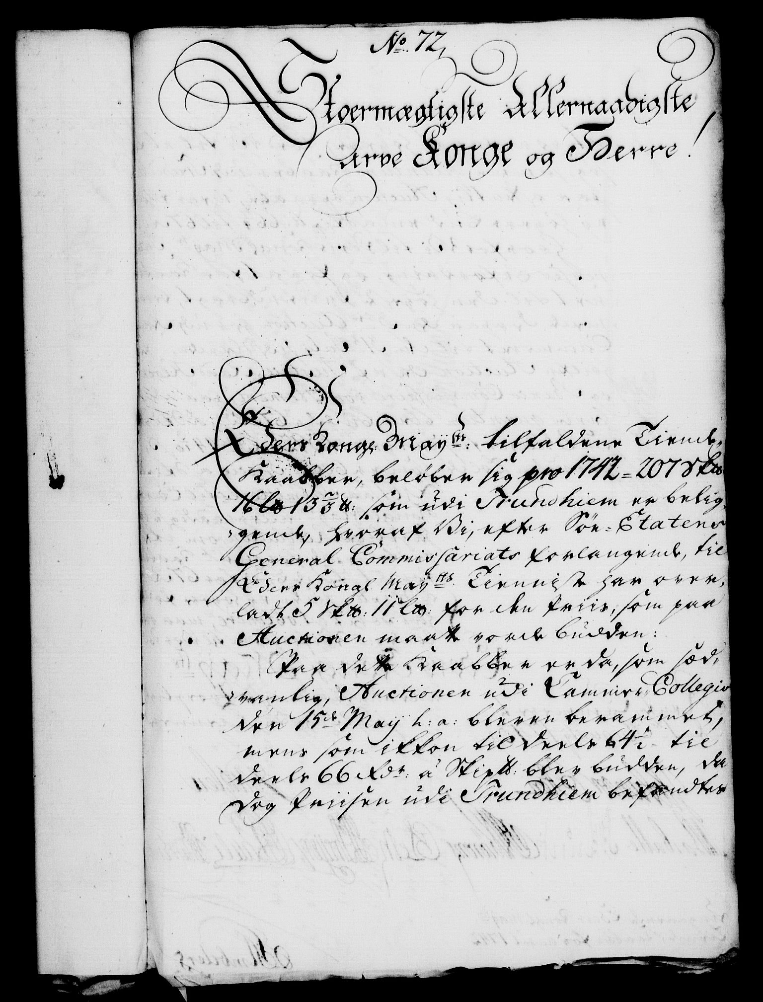 Rentekammeret, Kammerkanselliet, AV/RA-EA-3111/G/Gf/Gfa/L0026: Norsk relasjons- og resolusjonsprotokoll (merket RK 52.26), 1743, p. 475