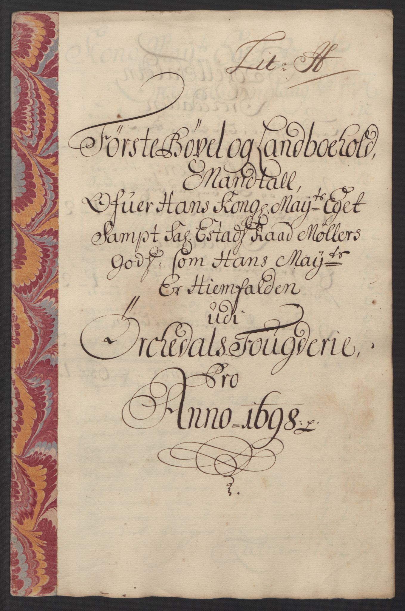 Rentekammeret inntil 1814, Reviderte regnskaper, Fogderegnskap, RA/EA-4092/R60/L3948: Fogderegnskap Orkdal og Gauldal, 1698, p. 168