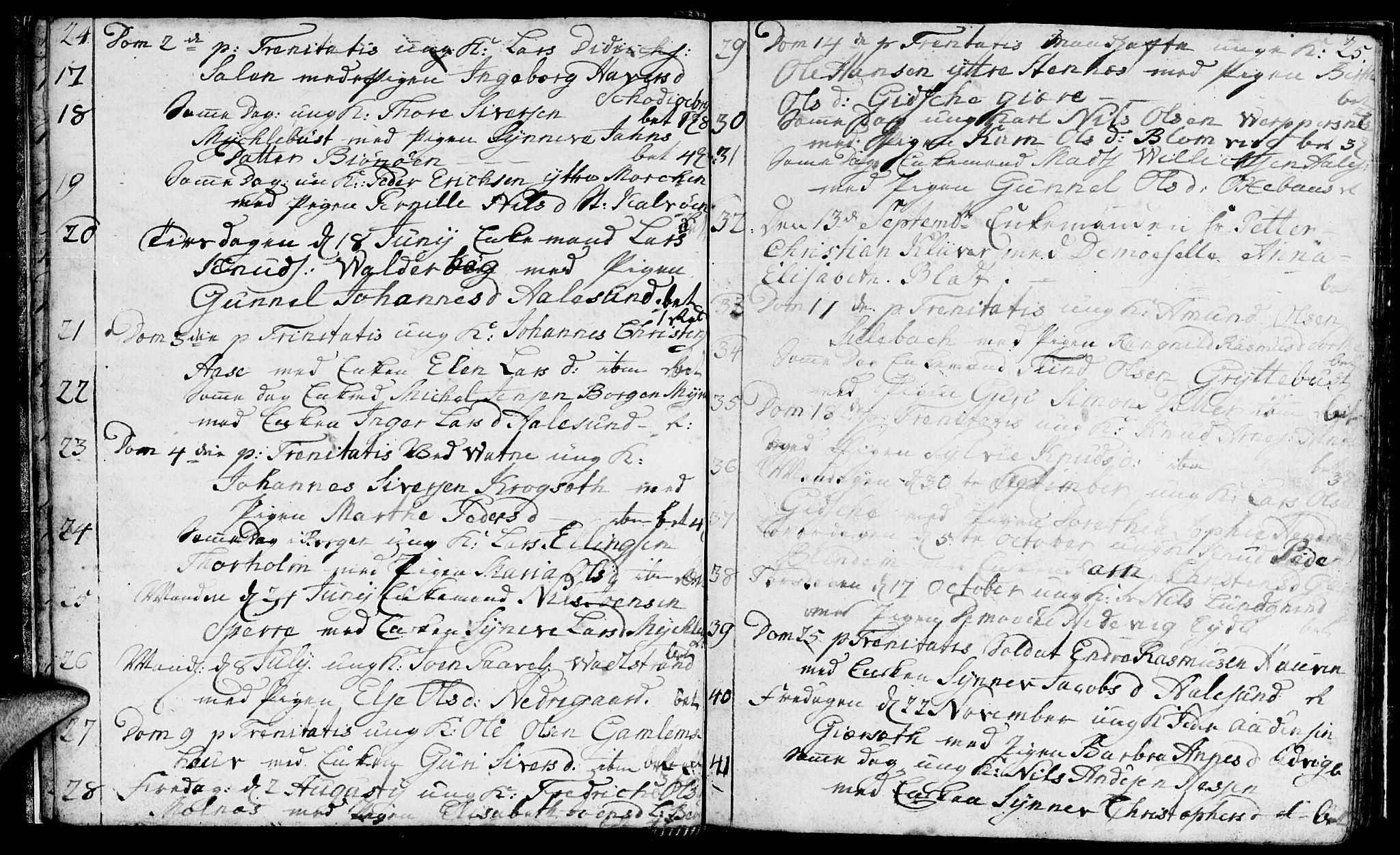 Ministerialprotokoller, klokkerbøker og fødselsregistre - Møre og Romsdal, AV/SAT-A-1454/528/L0421: Parish register (copy) no. 528C02, 1785-1800, p. 24-25