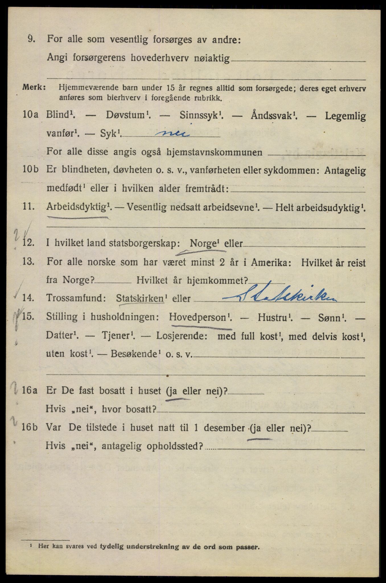 SAO, 1920 census for Kristiania, 1920, p. 269650