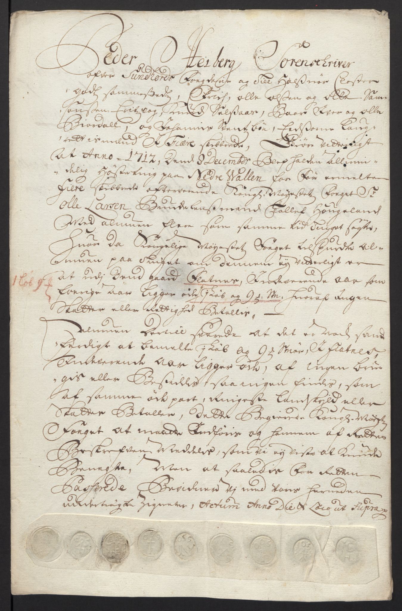 Rentekammeret inntil 1814, Reviderte regnskaper, Fogderegnskap, AV/RA-EA-4092/R48/L2988: Fogderegnskap Sunnhordland og Hardanger, 1712, p. 356