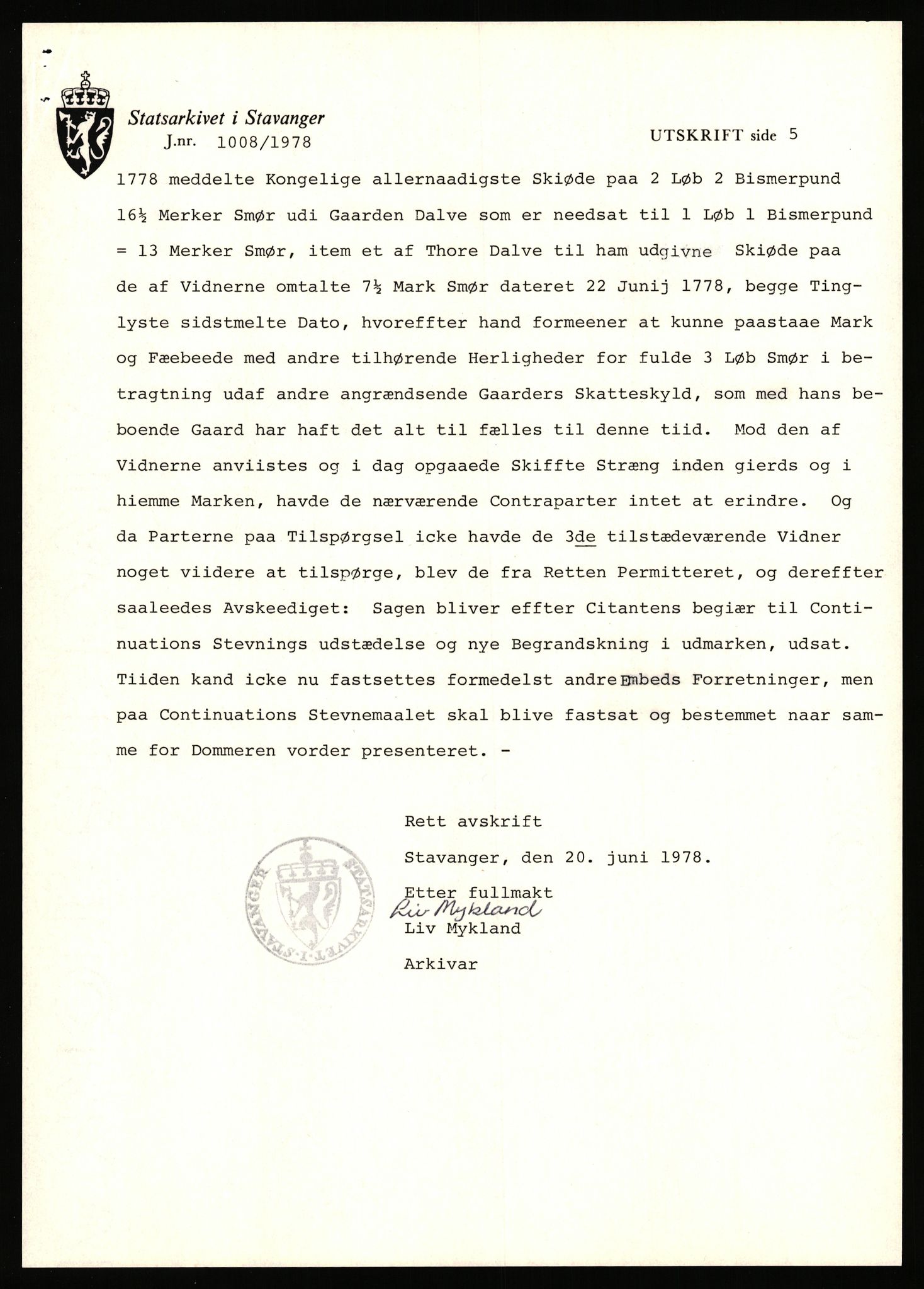 Statsarkivet i Stavanger, AV/SAST-A-101971/03/Y/Yj/L0014: Avskrifter sortert etter gårdsnanv: Dalve - Dyrland, 1750-1930, p. 32