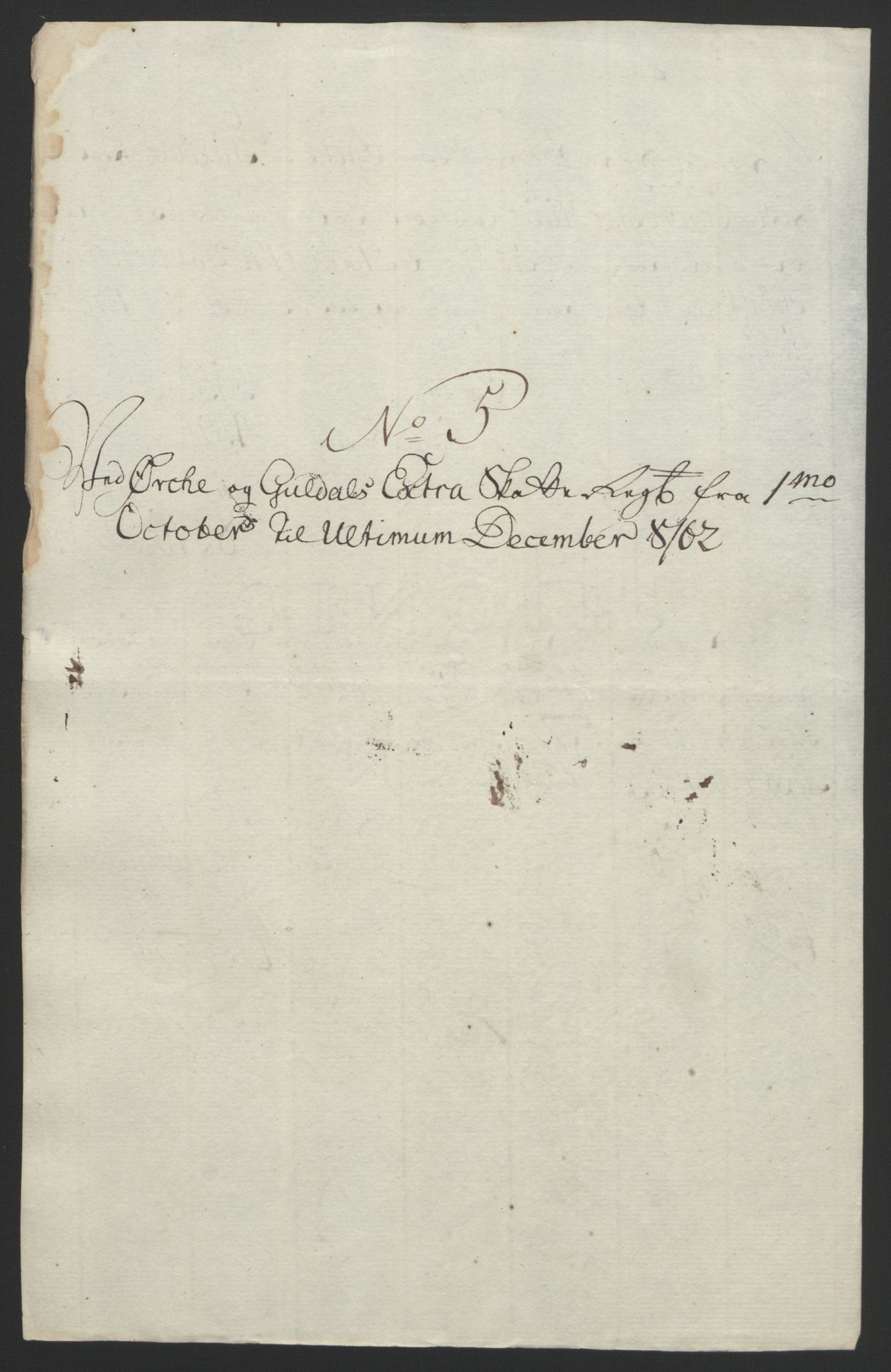 Rentekammeret inntil 1814, Reviderte regnskaper, Fogderegnskap, RA/EA-4092/R60/L4094: Ekstraskatten Orkdal og Gauldal, 1762-1765, p. 64