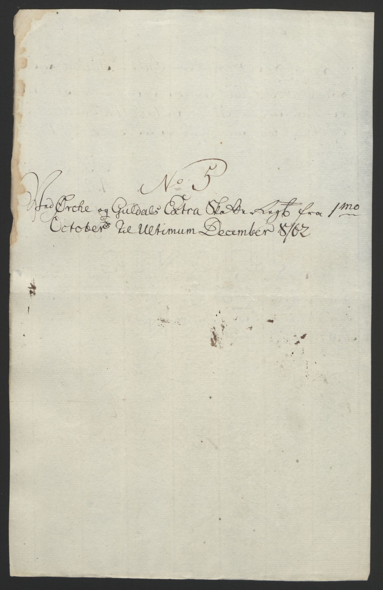 Rentekammeret inntil 1814, Reviderte regnskaper, Fogderegnskap, AV/RA-EA-4092/R60/L4094: Ekstraskatten Orkdal og Gauldal, 1762-1765, p. 64