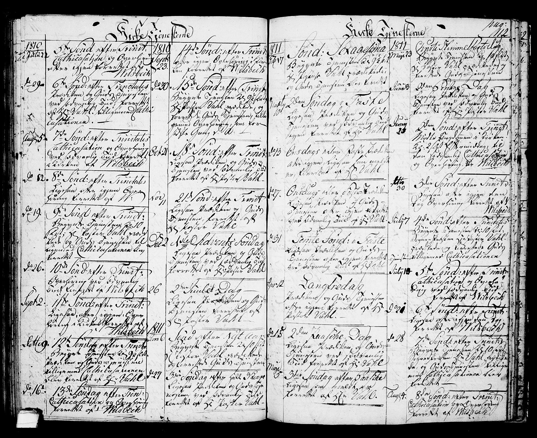 Langesund kirkebøker, SAKO/A-280/G/Ga/L0002: Parish register (copy) no. 2, 1801-1815, p. 112