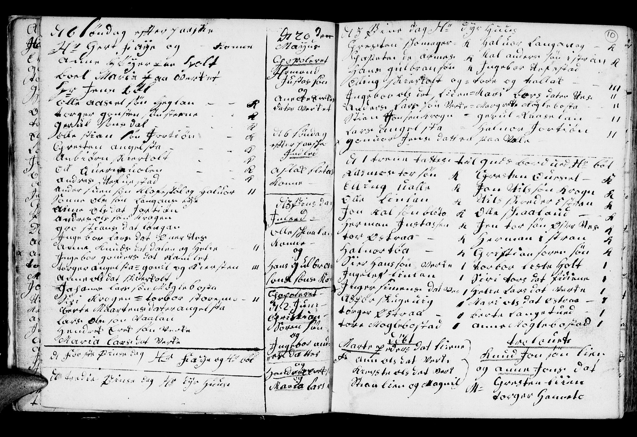 Holt sokneprestkontor, AV/SAK-1111-0021/F/Fb/L0005: Parish register (copy) no. B 5, 1746-1764, p. 10