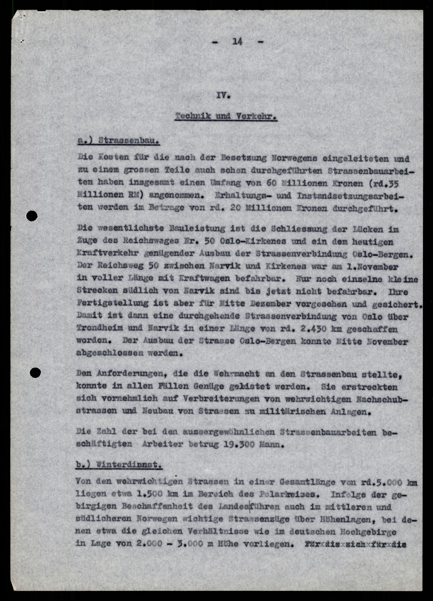 Forsvarets Overkommando. 2 kontor. Arkiv 11.4. Spredte tyske arkivsaker, AV/RA-RAFA-7031/D/Dar/Darb/L0003: Reichskommissariat - Hauptabteilung Vervaltung, 1940-1945, p. 135