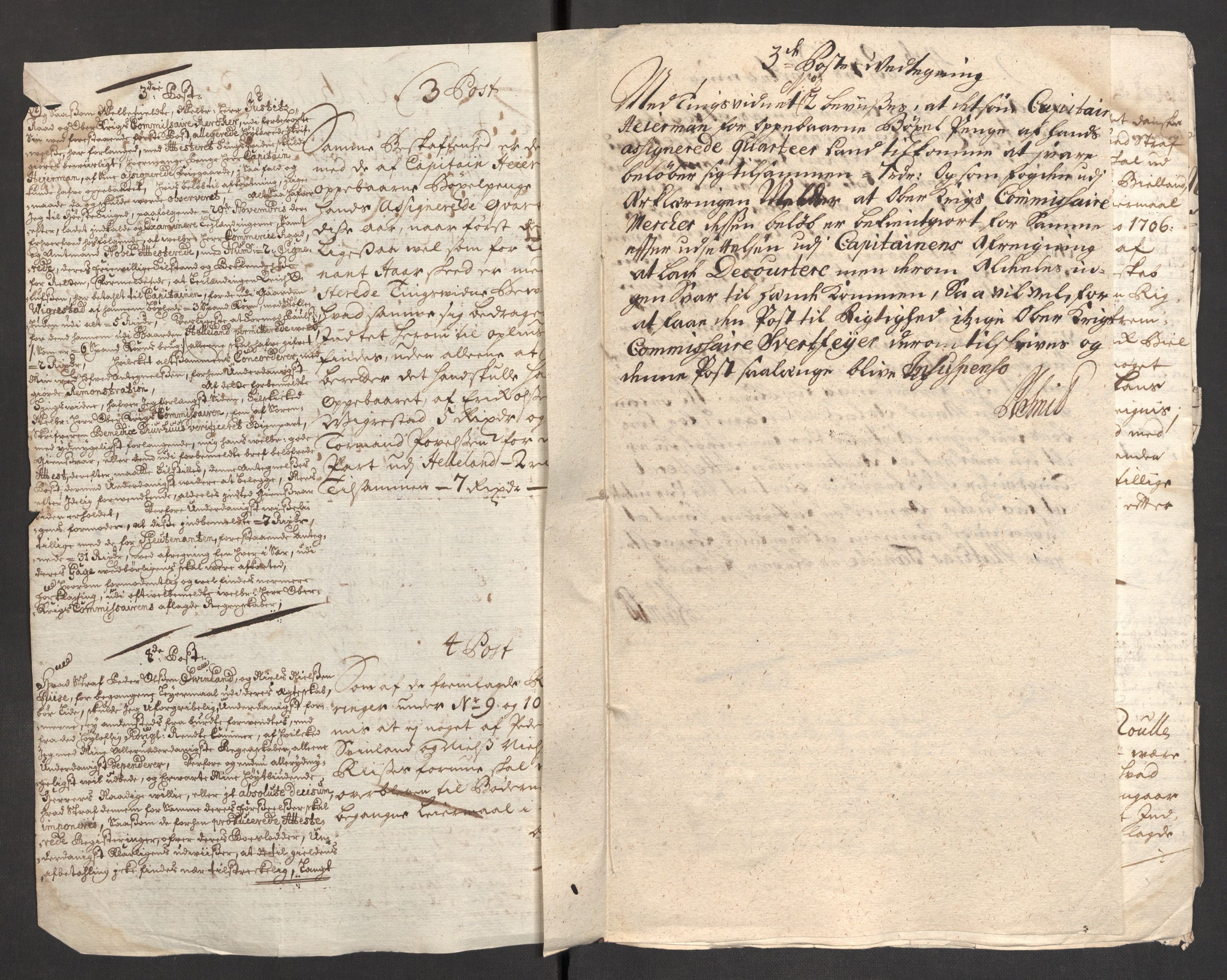 Rentekammeret inntil 1814, Reviderte regnskaper, Fogderegnskap, AV/RA-EA-4092/R46/L2733: Fogderegnskap Jæren og Dalane, 1705-1708, p. 250