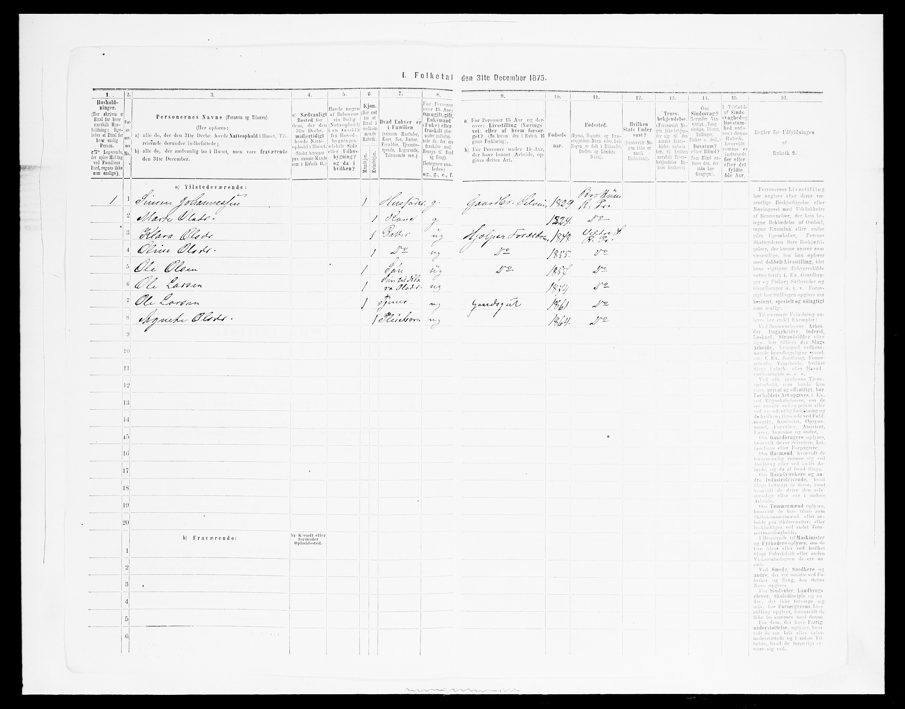 SAH, 1875 census for 0412P Ringsaker, 1875, p. 2155