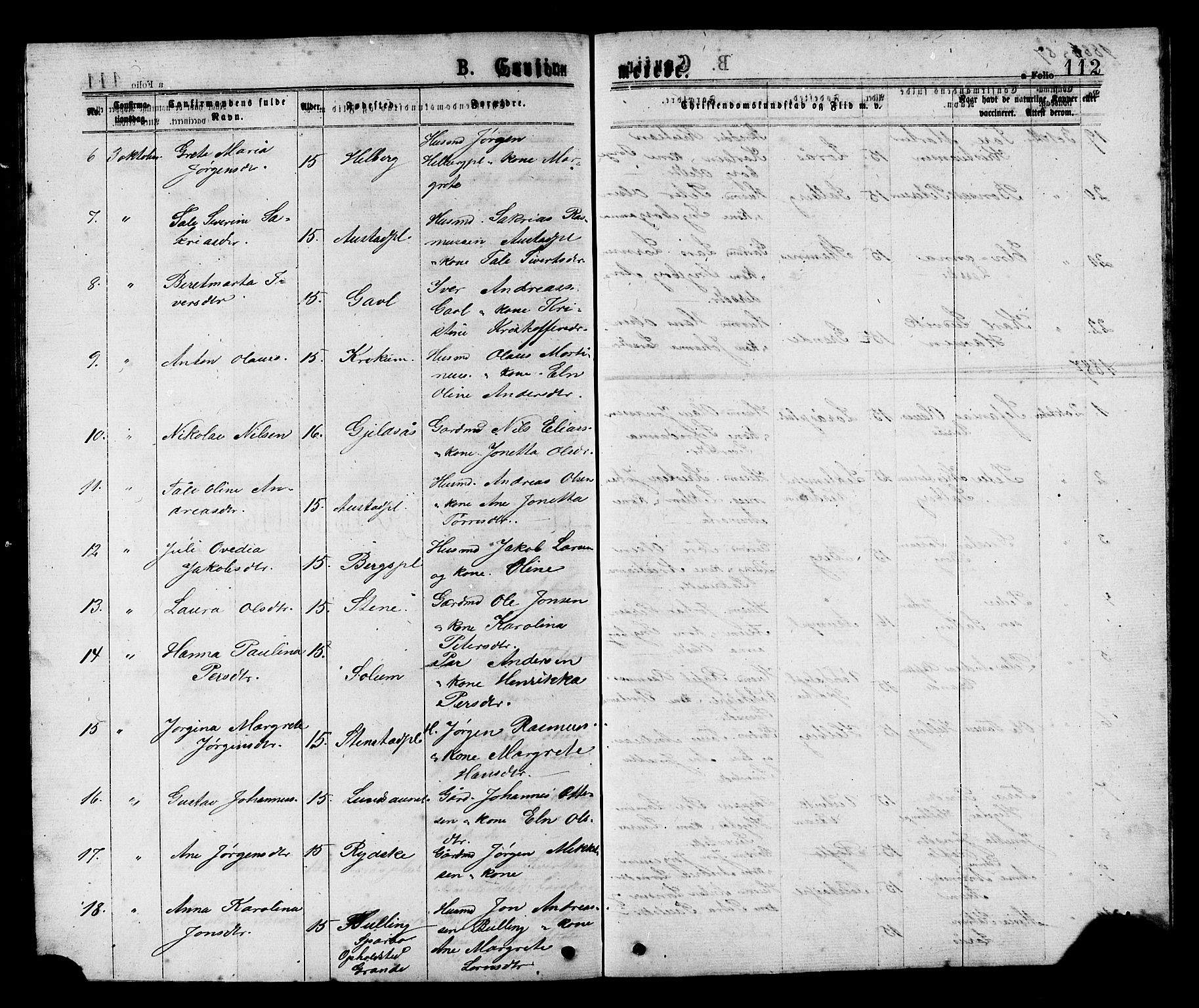 Ministerialprotokoller, klokkerbøker og fødselsregistre - Nord-Trøndelag, SAT/A-1458/731/L0311: Parish register (copy) no. 731C02, 1875-1911, p. 112