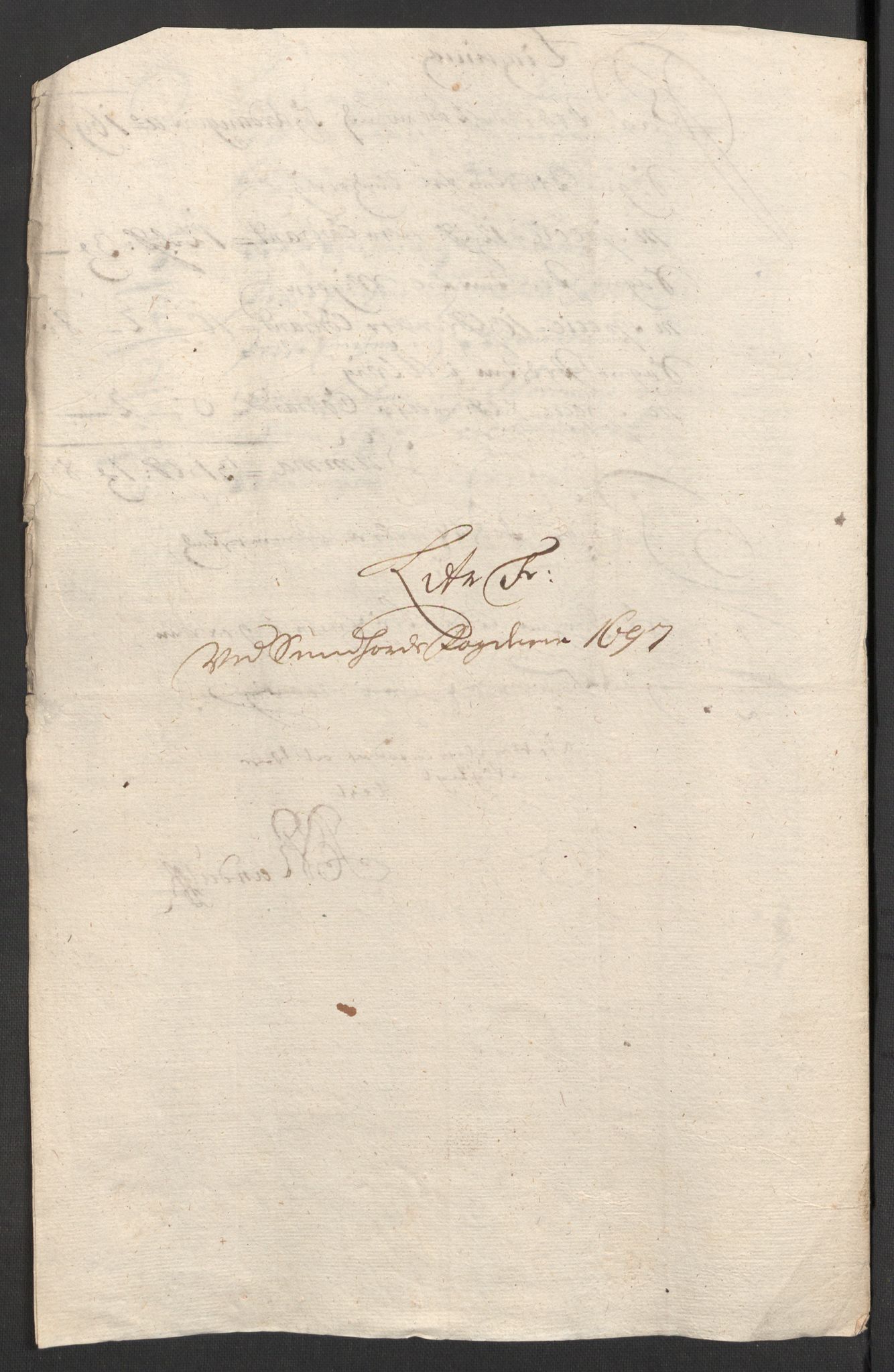 Rentekammeret inntil 1814, Reviderte regnskaper, Fogderegnskap, AV/RA-EA-4092/R48/L2977: Fogderegnskap Sunnhordland og Hardanger, 1697-1698, p. 105