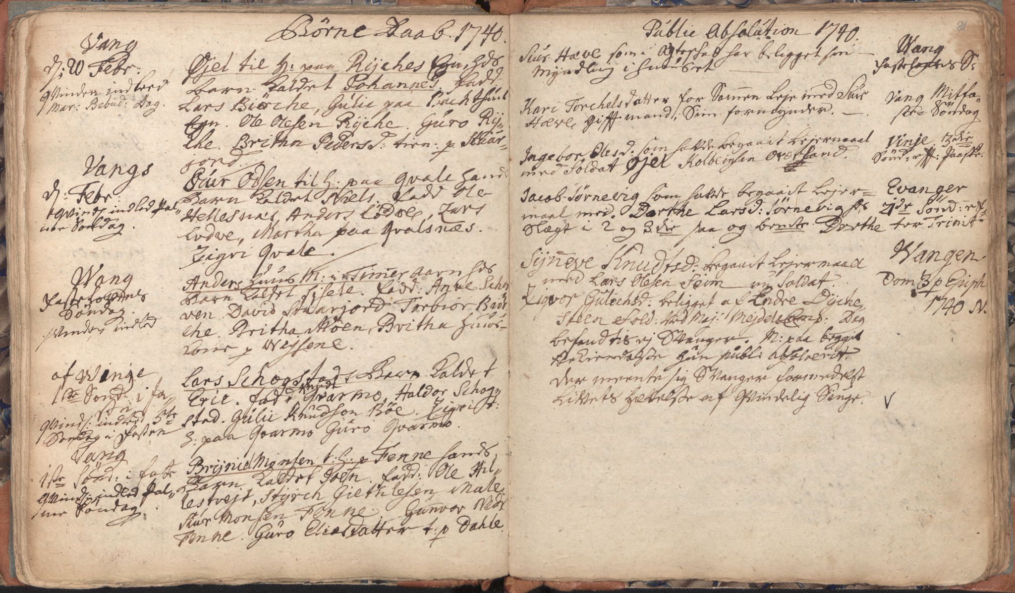 Voss sokneprestembete, SAB/A-79001/H/Haa: Parish register (official) no. A 5, 1736-1743, p. 81