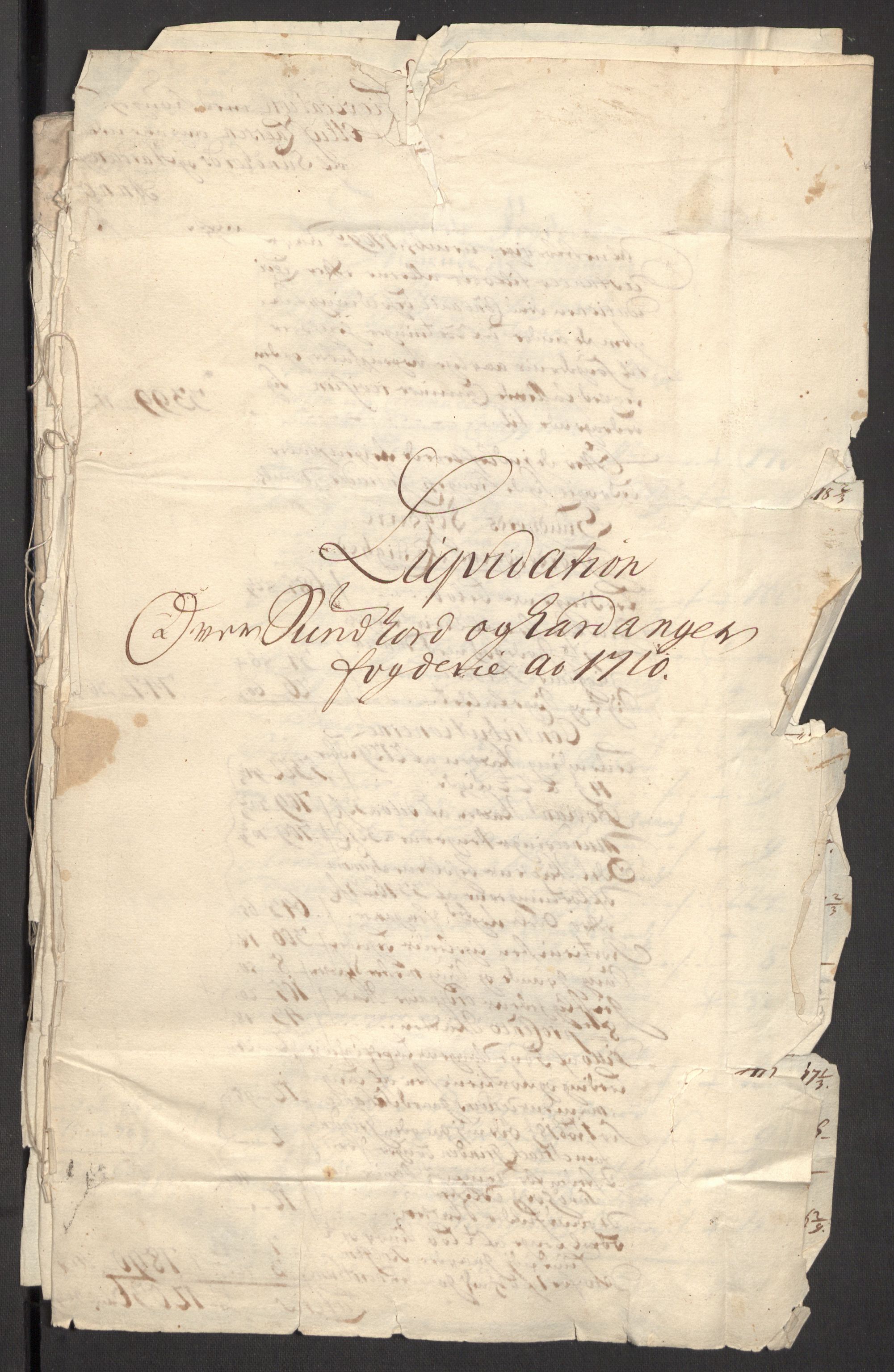 Rentekammeret inntil 1814, Reviderte regnskaper, Fogderegnskap, AV/RA-EA-4092/R48/L2986: Fogderegnskap Sunnhordland og Hardanger, 1709-1710, p. 352