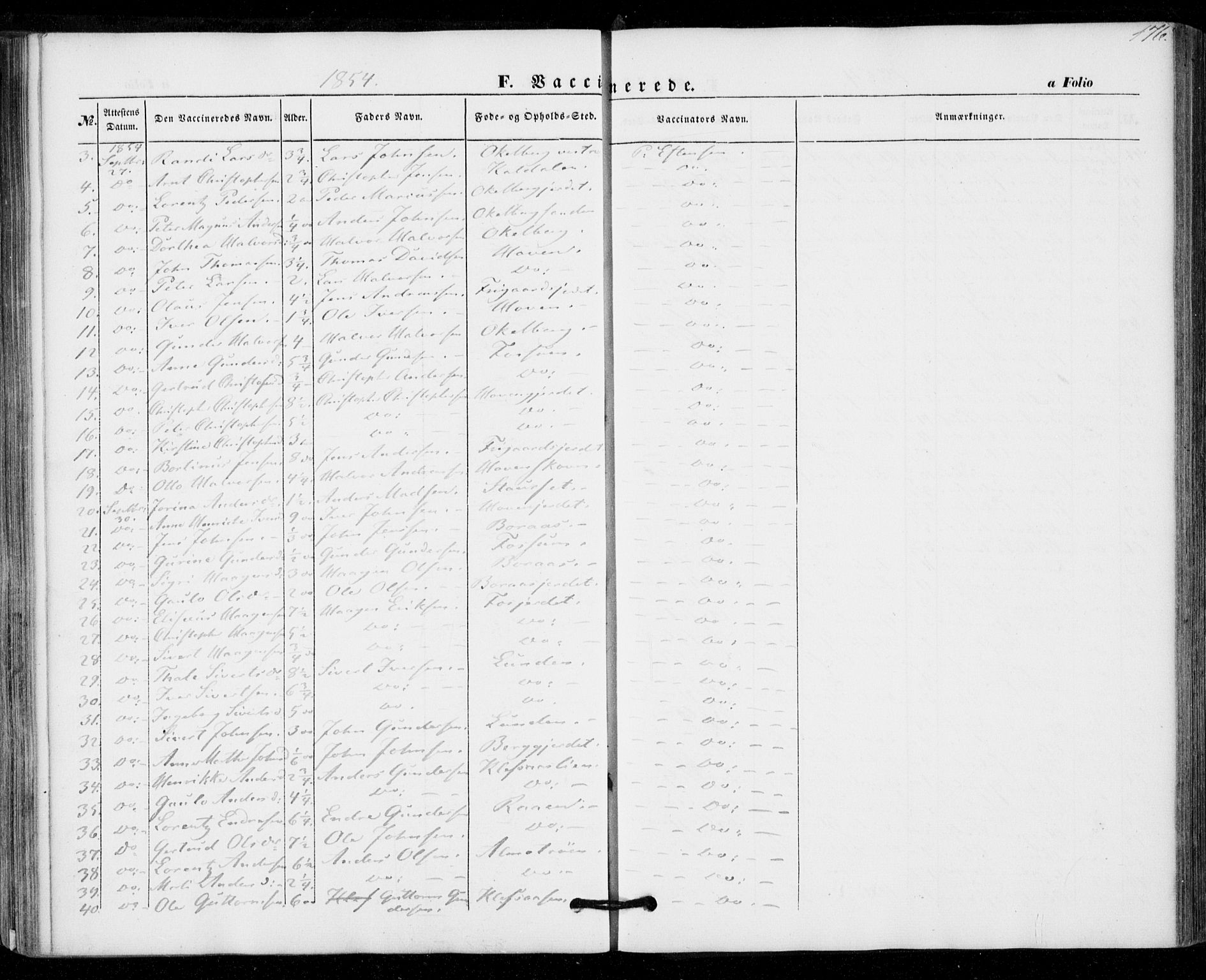 Ministerialprotokoller, klokkerbøker og fødselsregistre - Nord-Trøndelag, SAT/A-1458/703/L0028: Parish register (official) no. 703A01, 1850-1862, p. 176