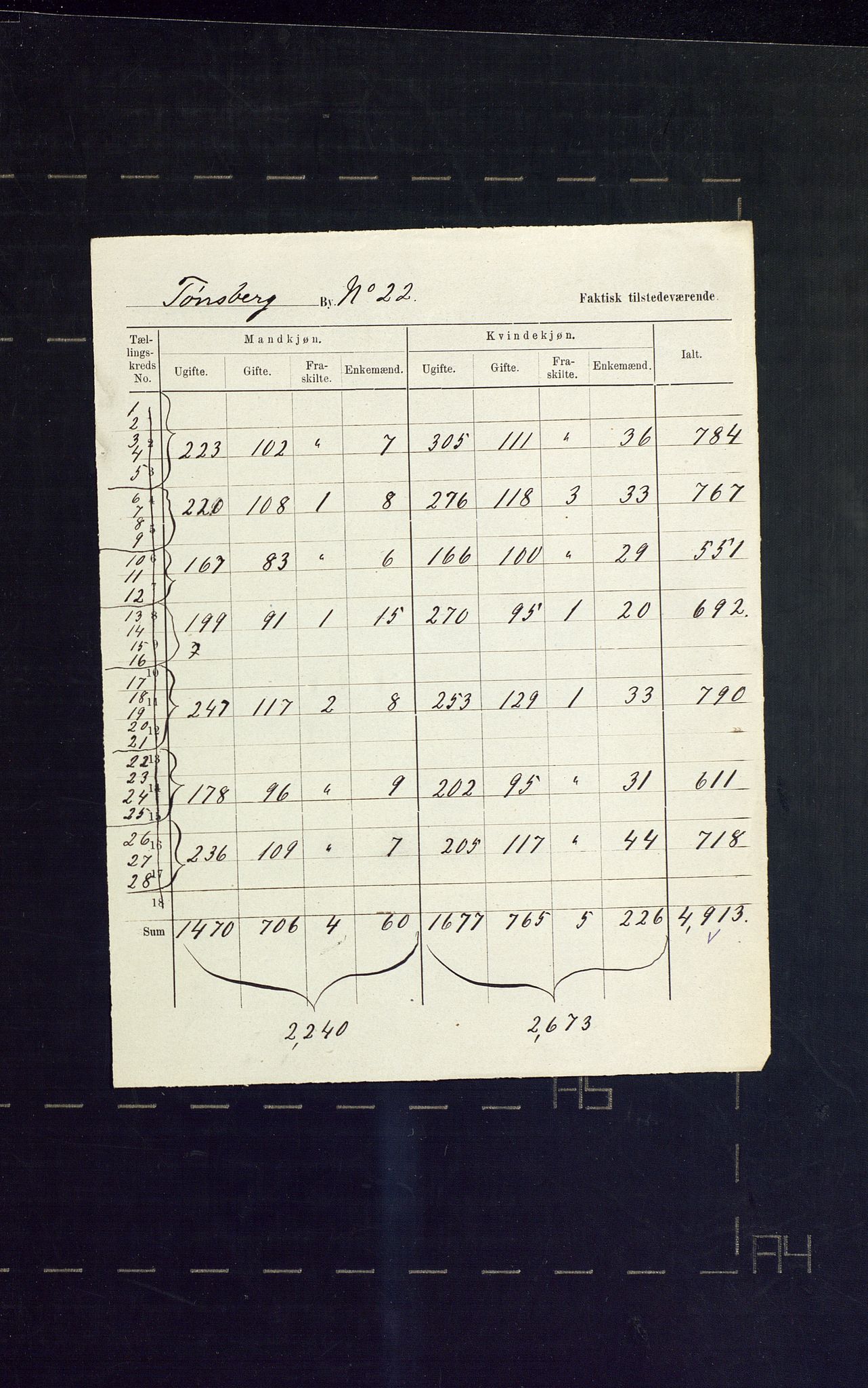 SAKO, 1875 census for 0705P Tønsberg, 1875, p. 23