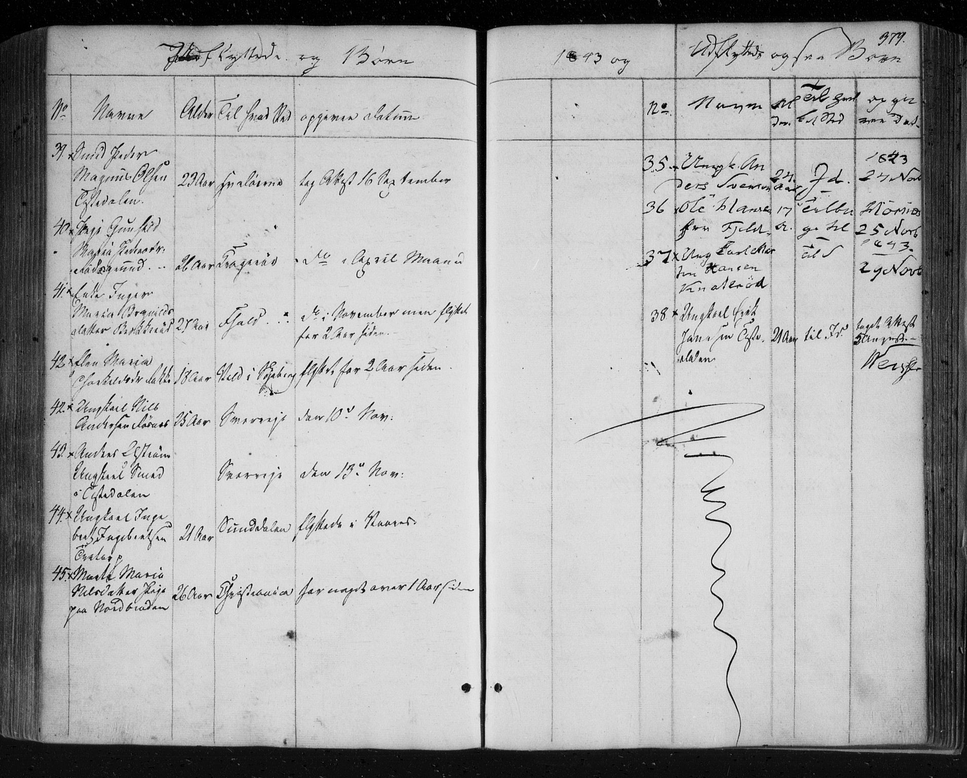 Berg prestekontor Kirkebøker, AV/SAO-A-10902/F/Fa/L0004: Parish register (official) no. I 4, 1843-1860, p. 379