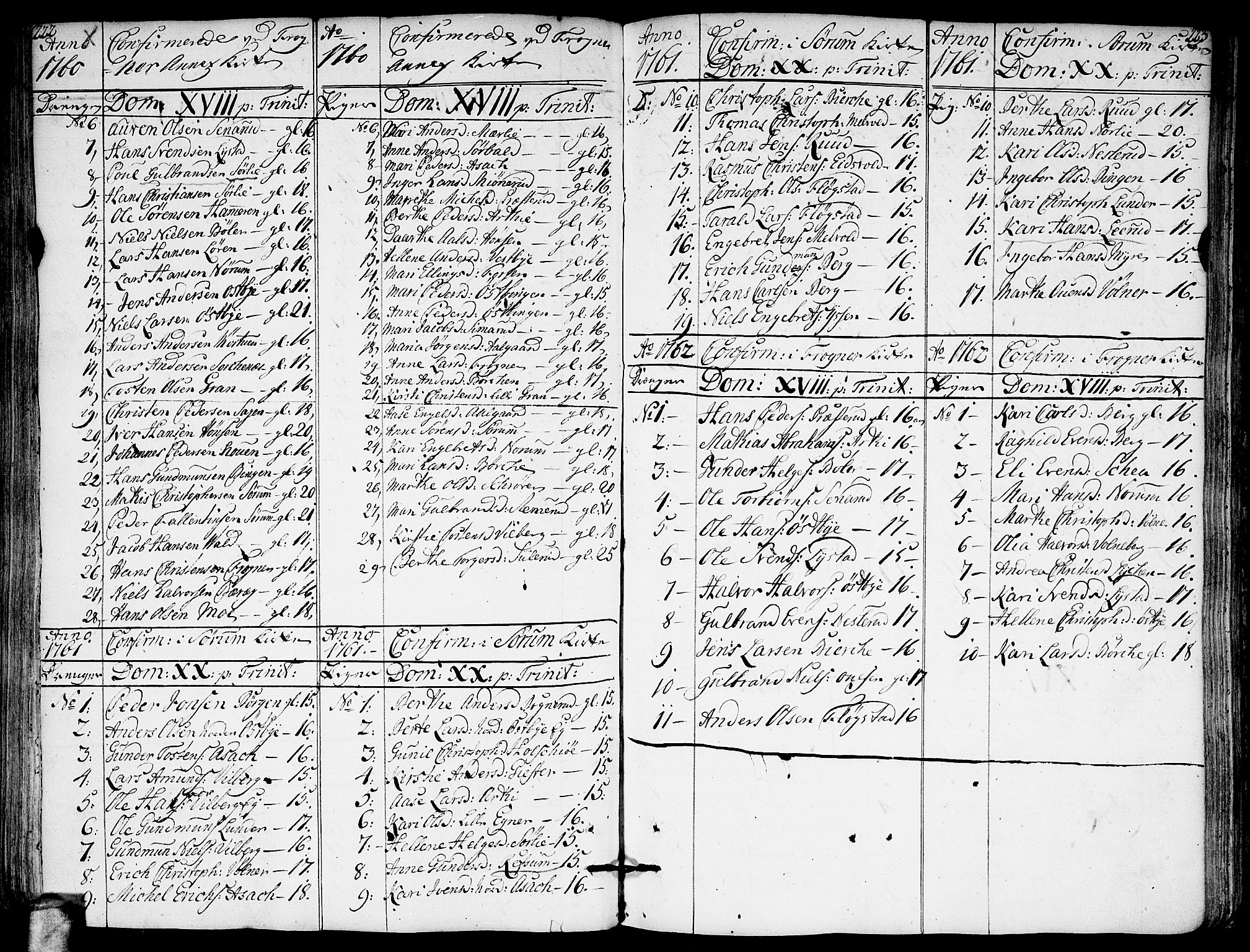 Sørum prestekontor Kirkebøker, SAO/A-10303/F/Fa/L0002: Parish register (official) no. I 2, 1759-1814, p. 222-223