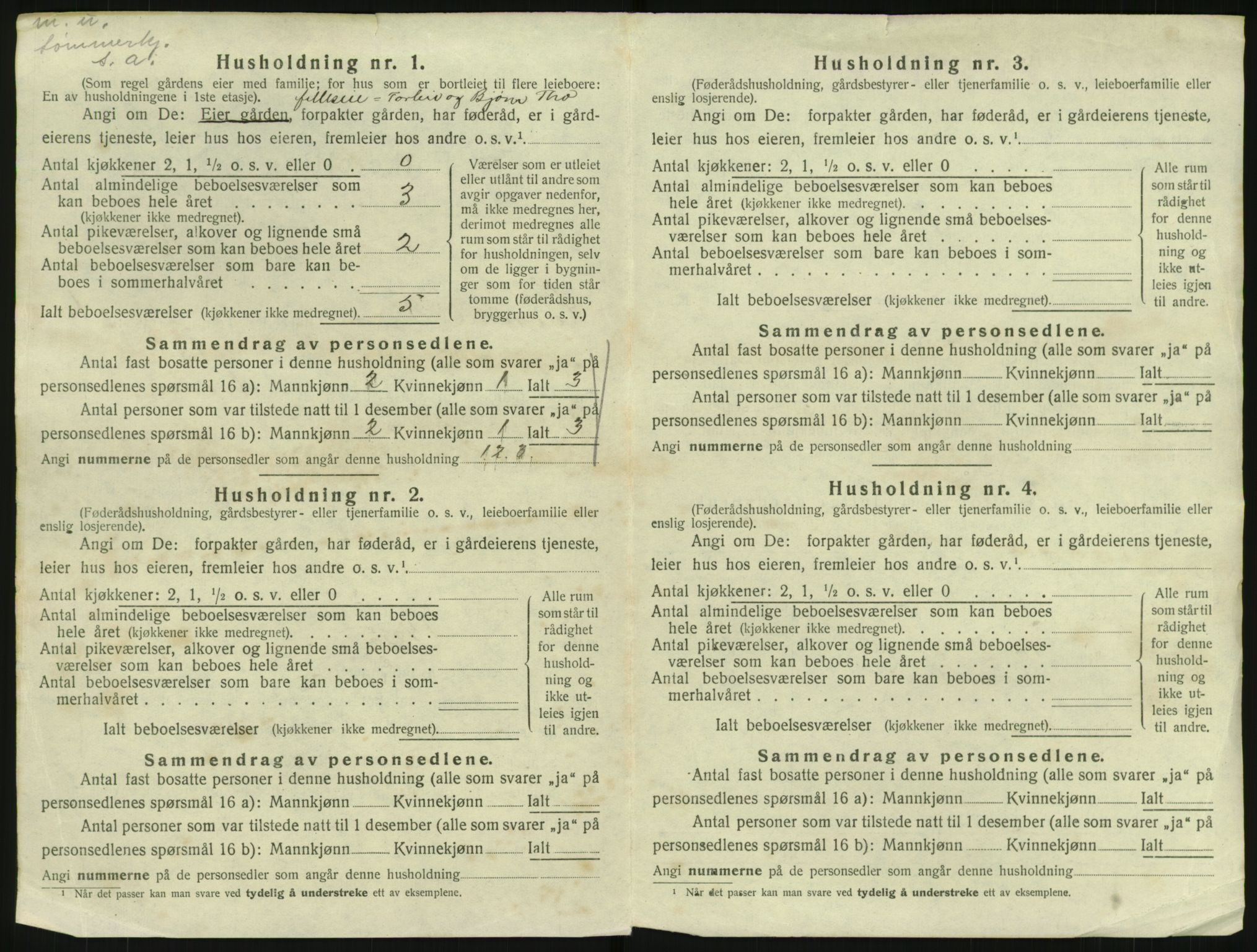 SAKO, 1920 census for Lårdal, 1920, p. 614