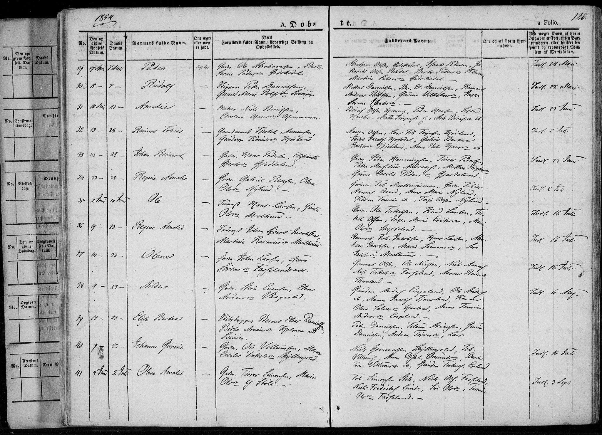 Sør-Audnedal sokneprestkontor, AV/SAK-1111-0039/F/Fa/Fab/L0006: Parish register (official) no. A 6, 1829-1855, p. 120