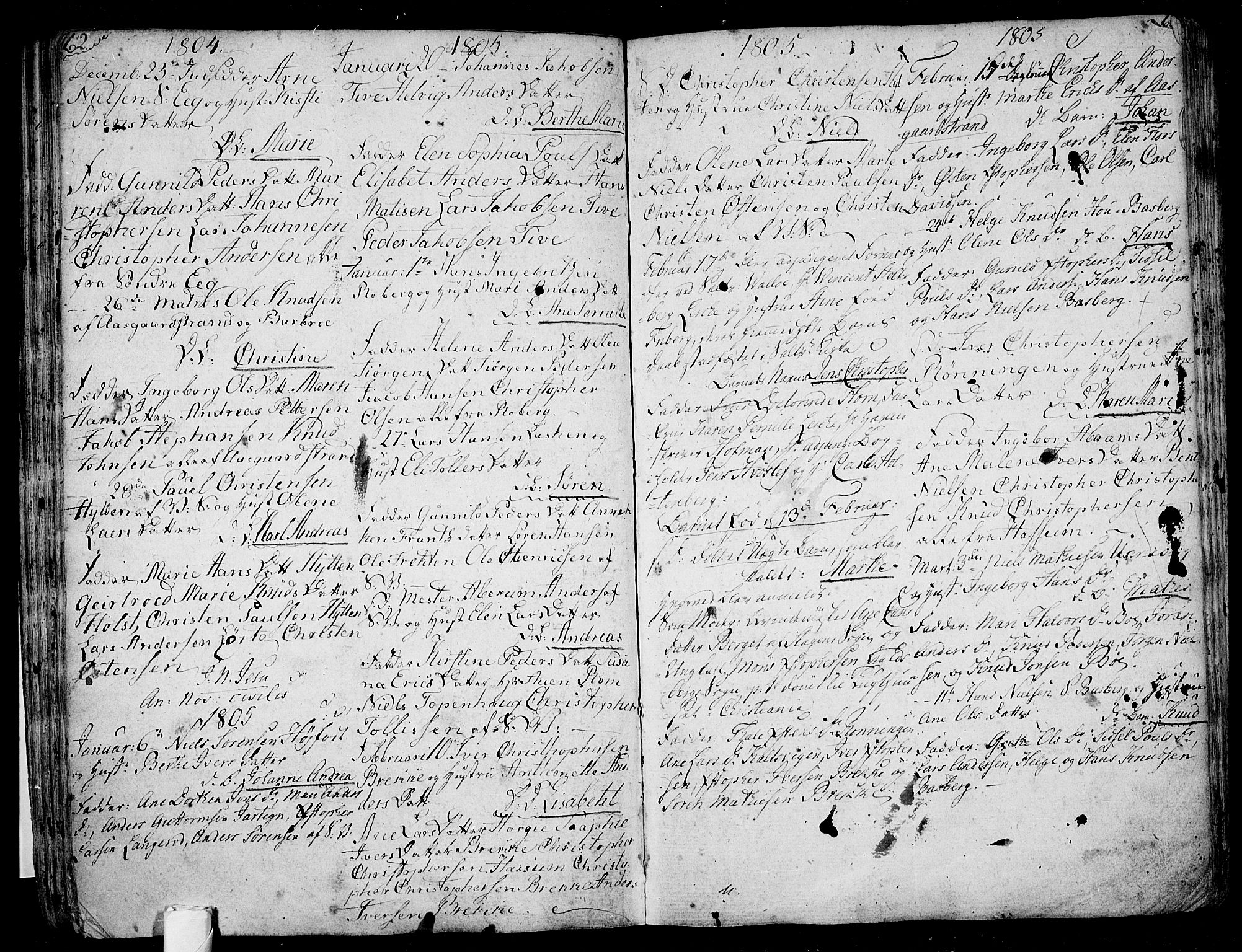 Sem kirkebøker, AV/SAKO-A-5/F/Fb/L0003: Parish register (official) no. II 3, 1792-1814, p. 62-63