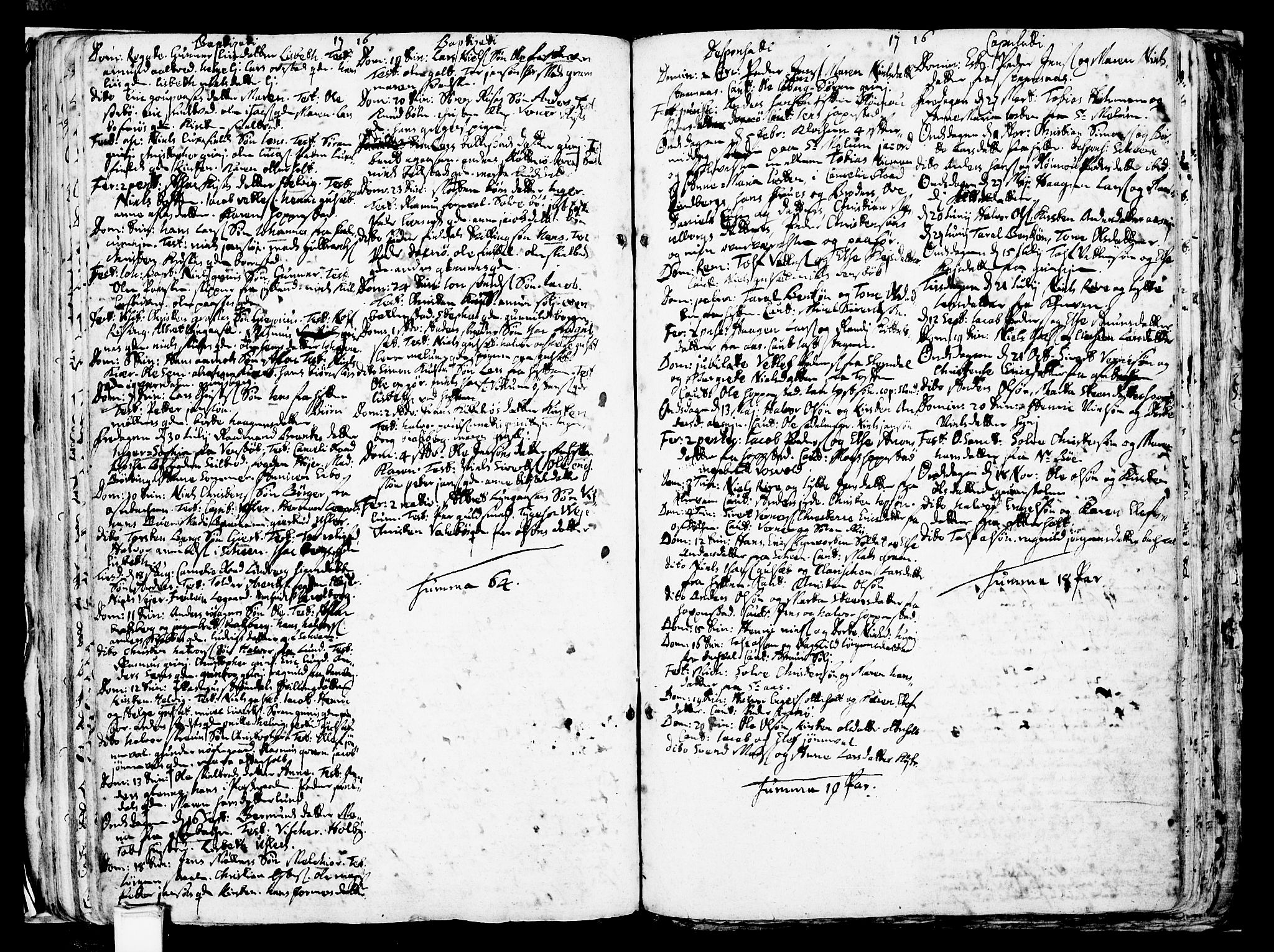 Gjerpen kirkebøker, SAKO/A-265/F/Fa/L0001: Parish register (official) no. I 1, 1681-1746